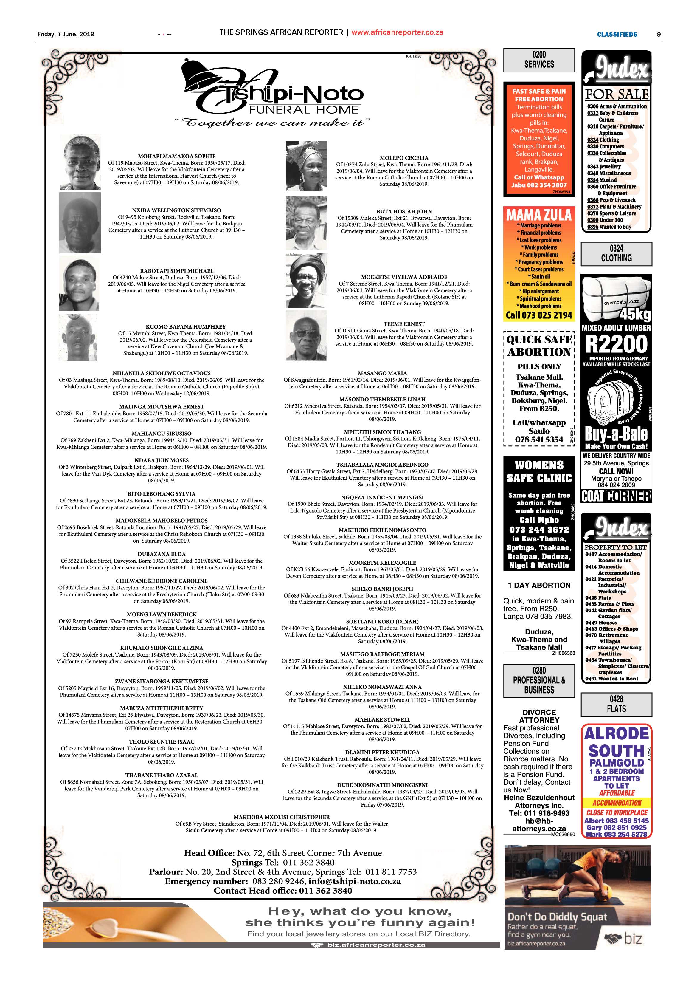 African Reporter 07 June 2019 page 9