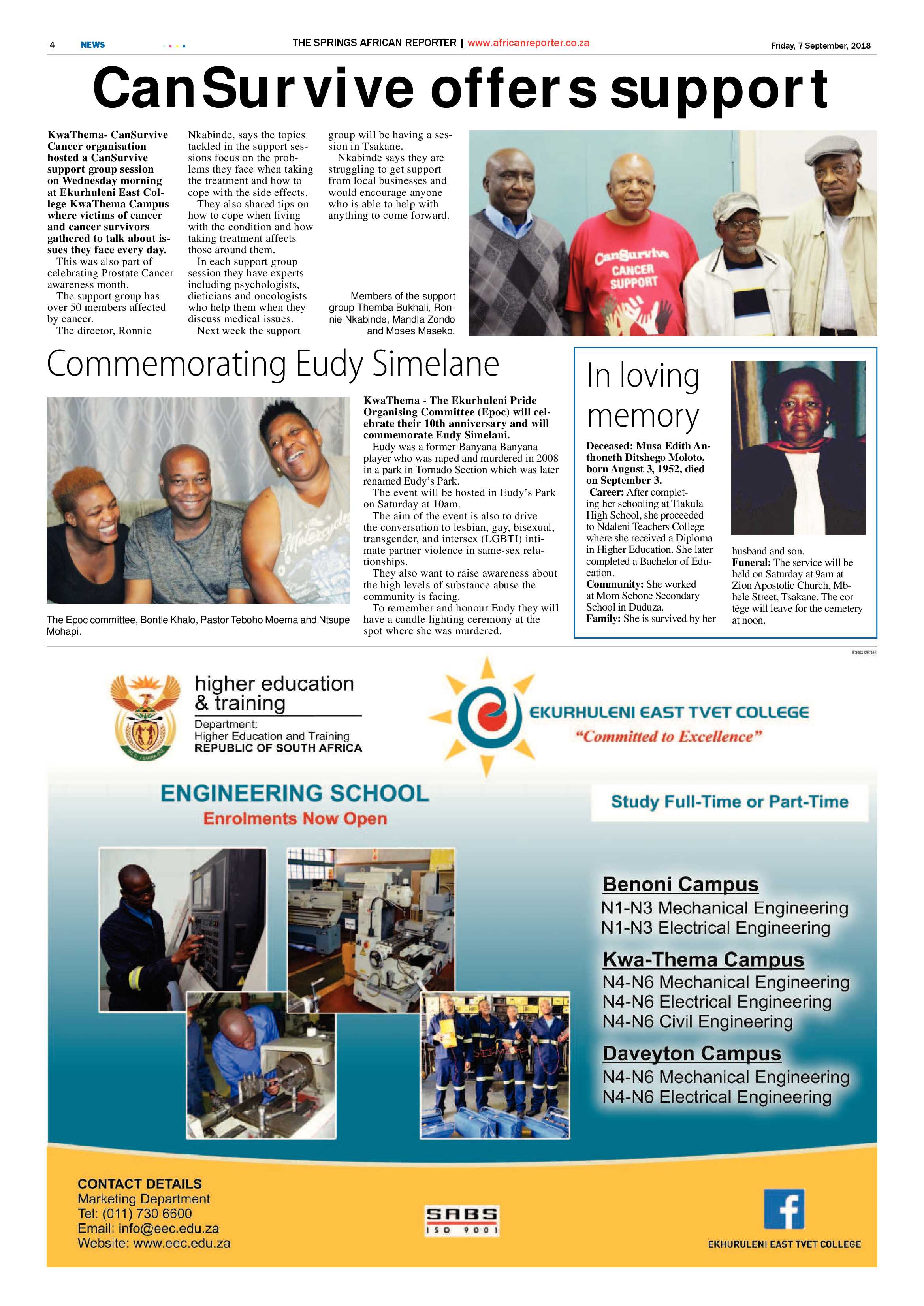 African Reporter 07 September 2018 page 4