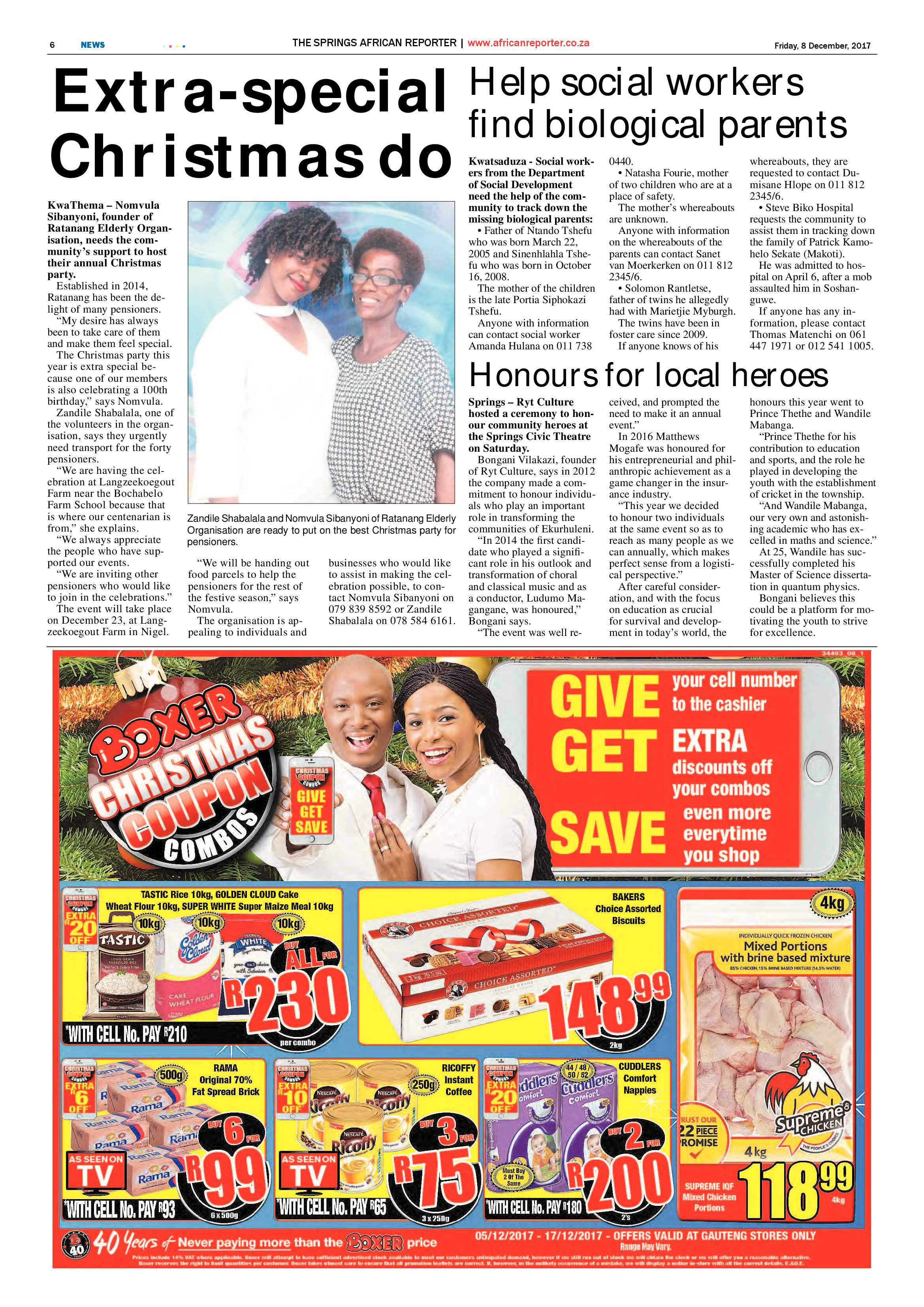 African Reporter 08 December 2017 page 6