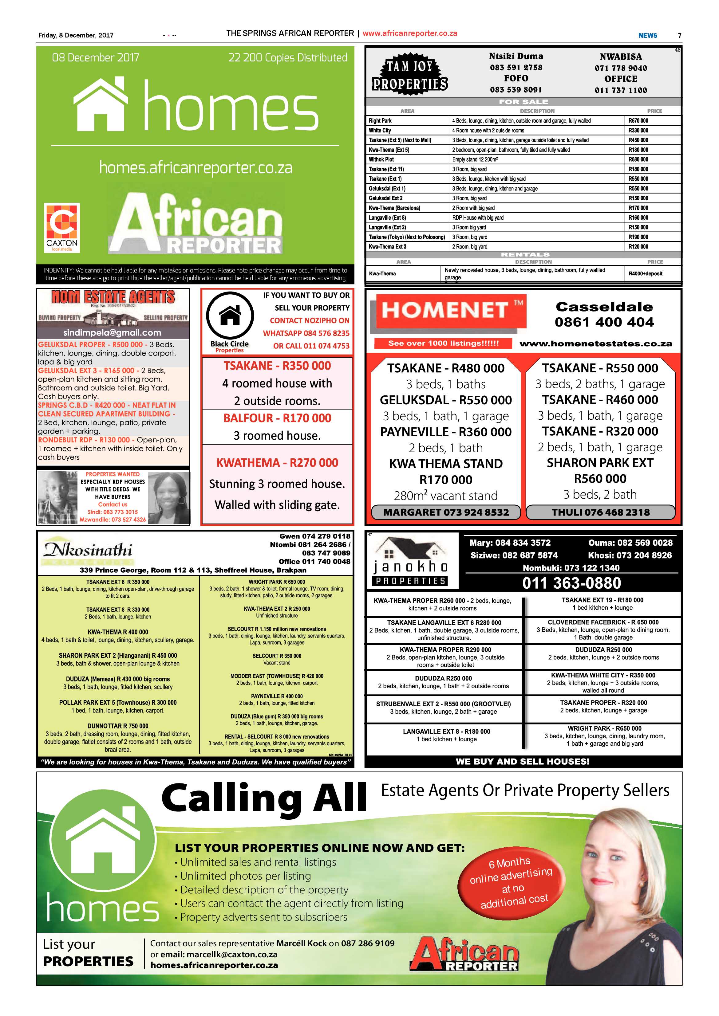 African Reporter 08 December 2017 page 7