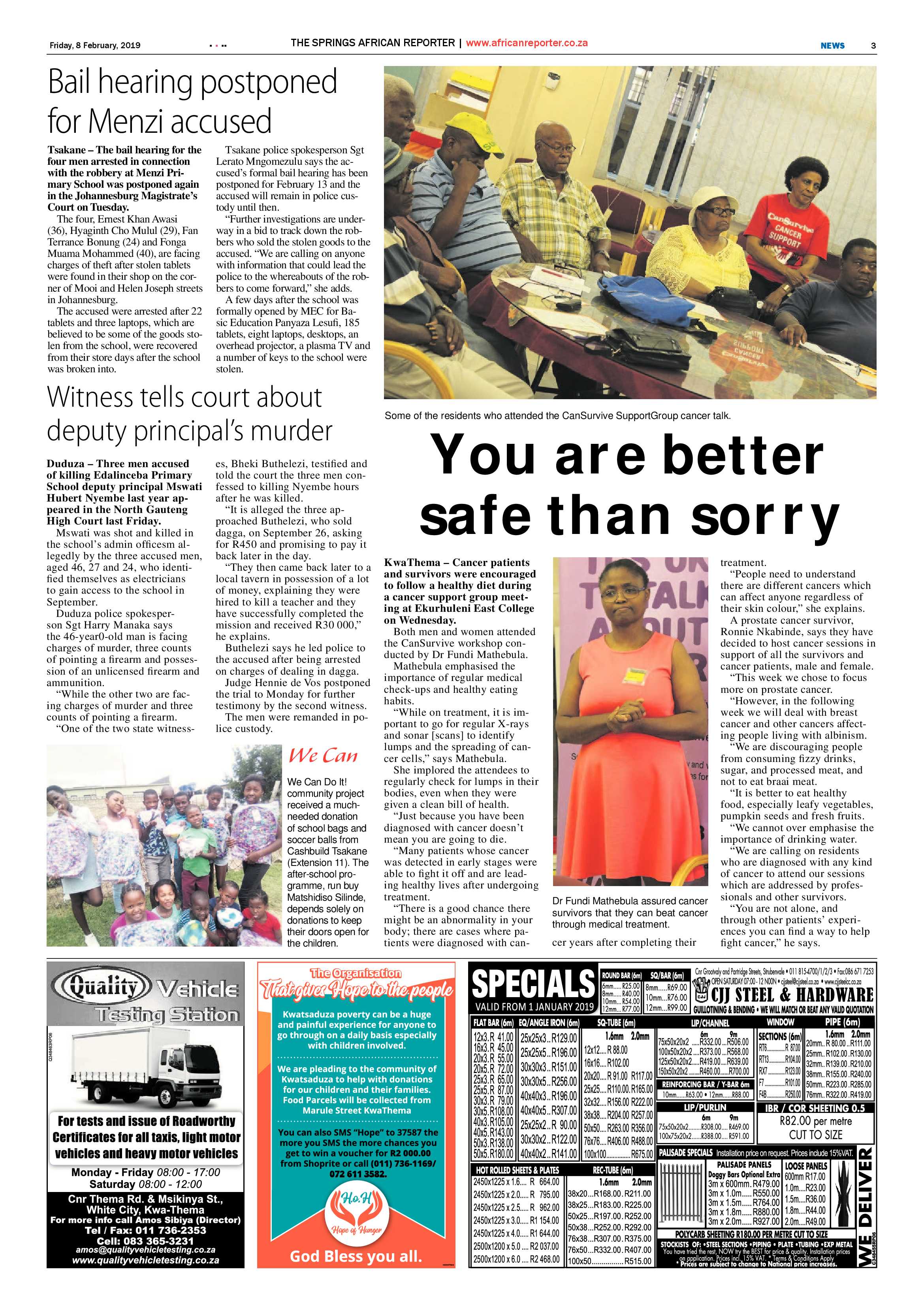 African Reporter 08 February 2019 page 3