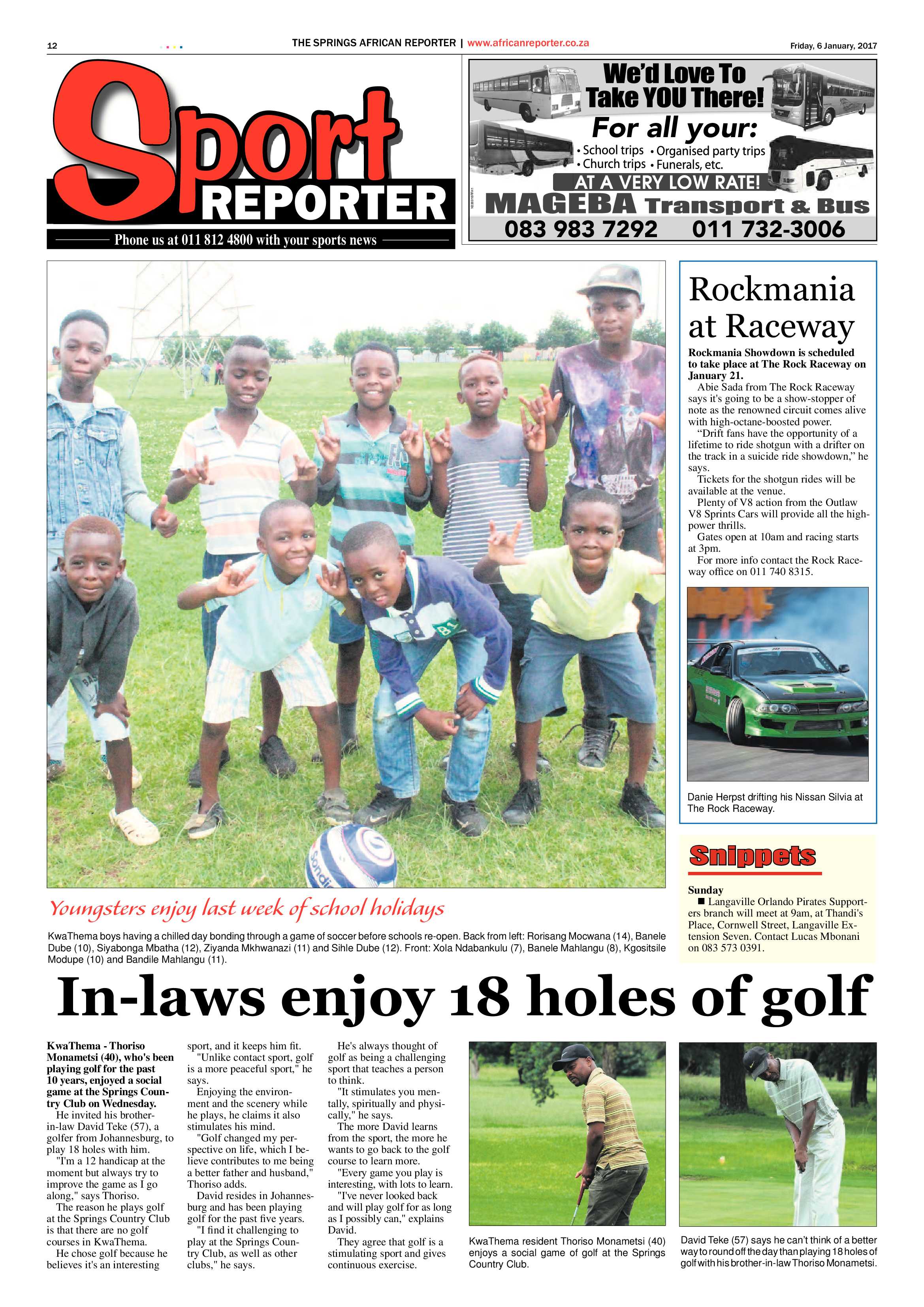 African Reporter 08 January 2017 page 12