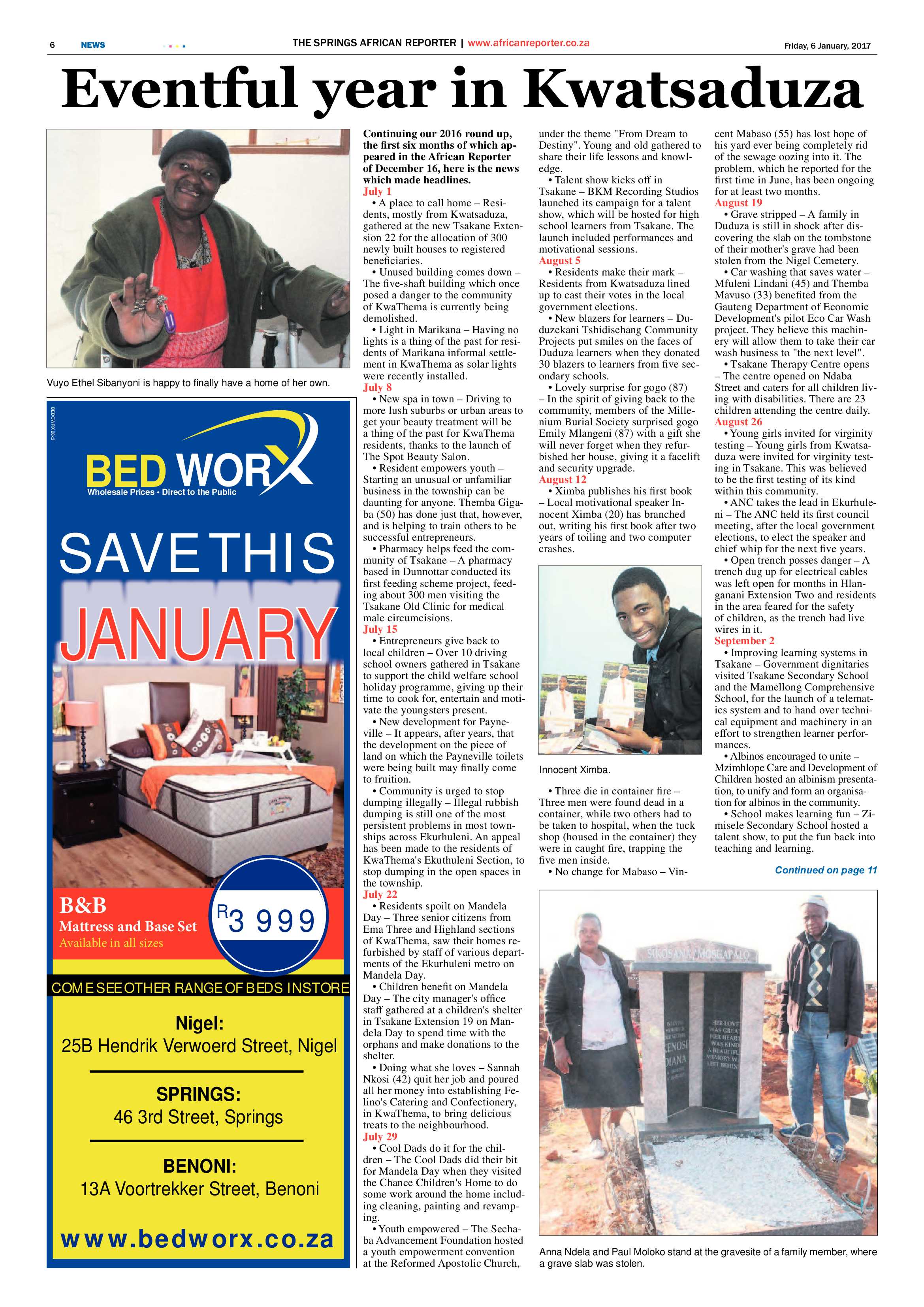 African Reporter 08 January 2017 page 6