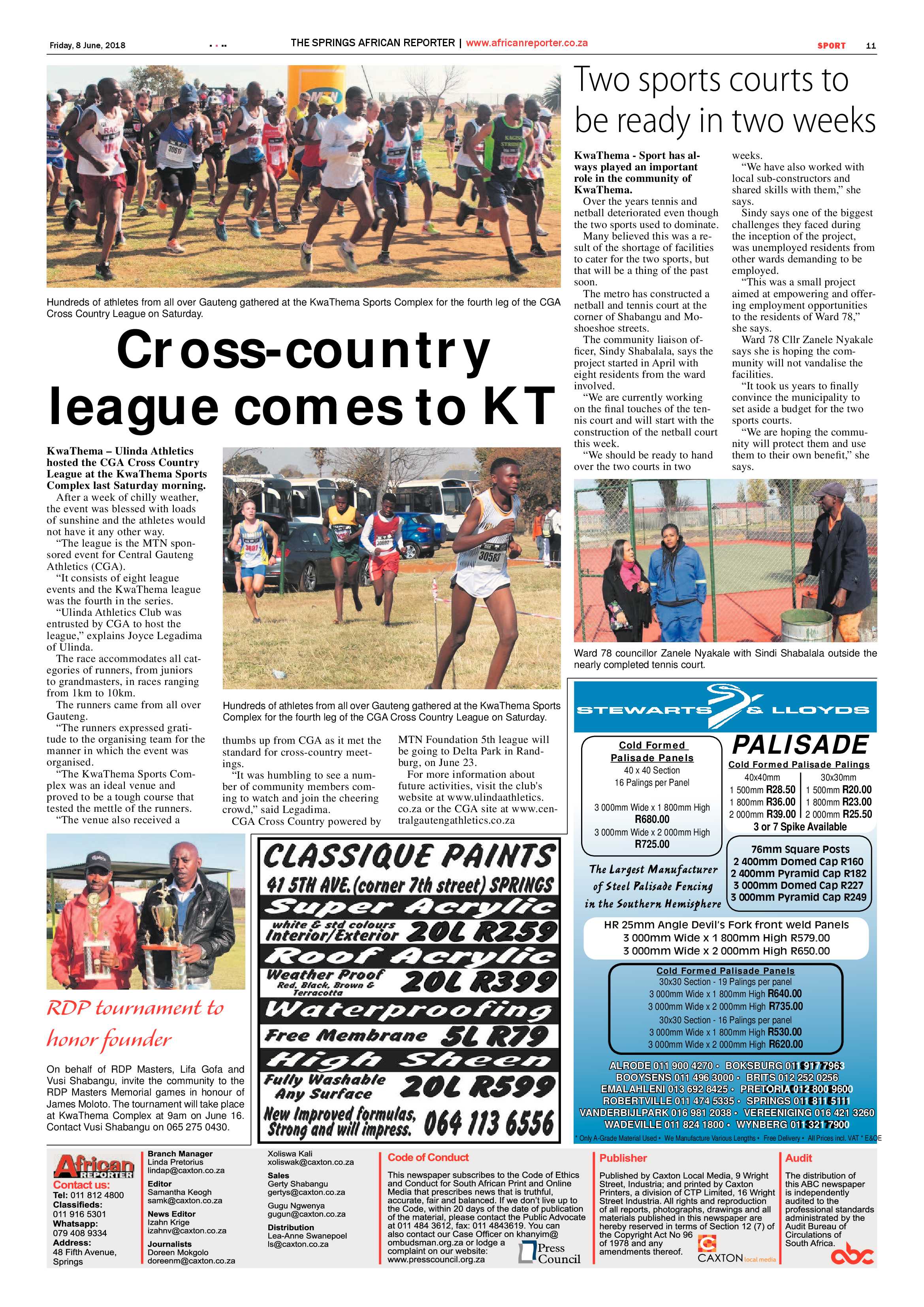 African Reporter 08 June 2018 page 11