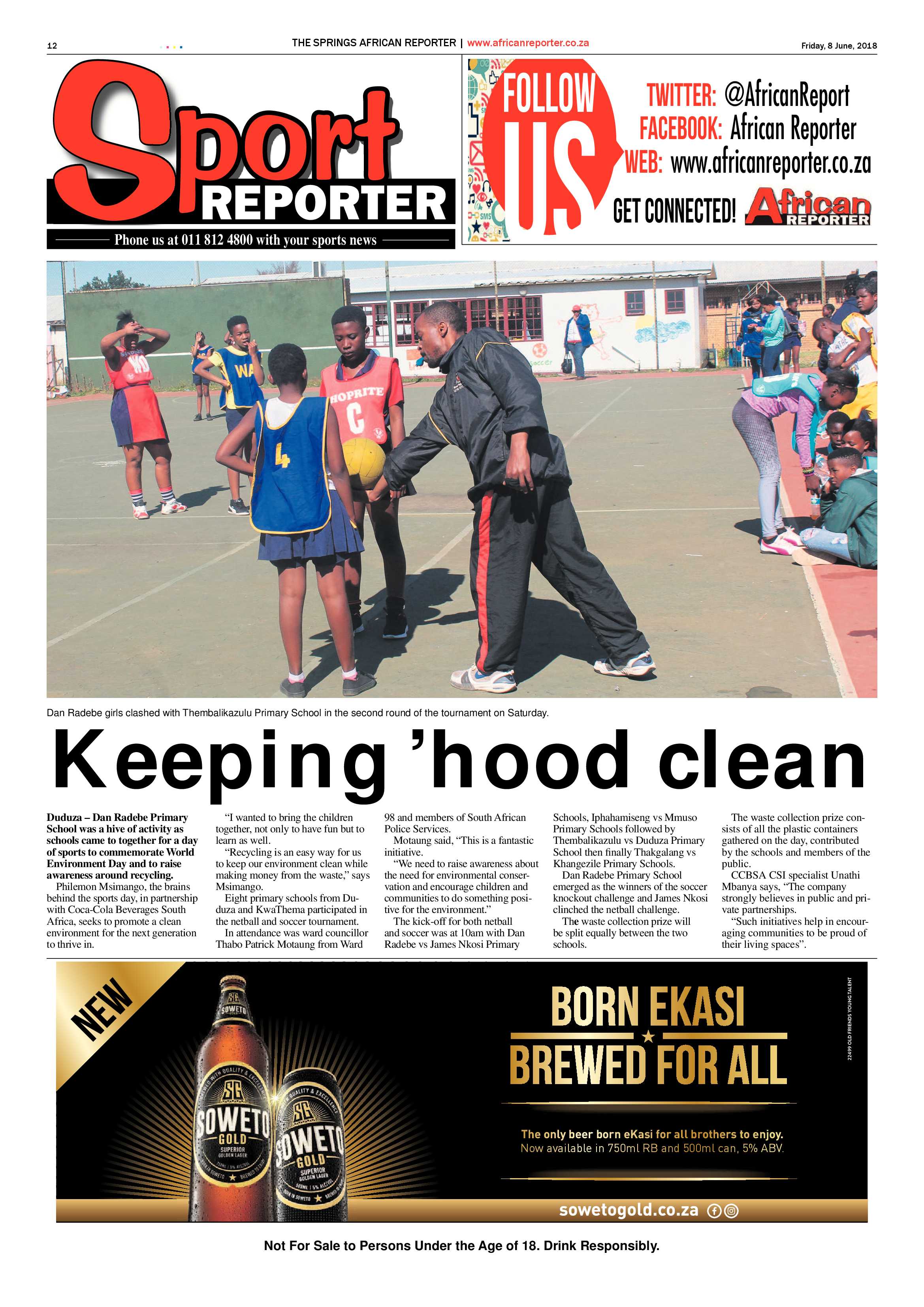 African Reporter 08 June 2018 page 12