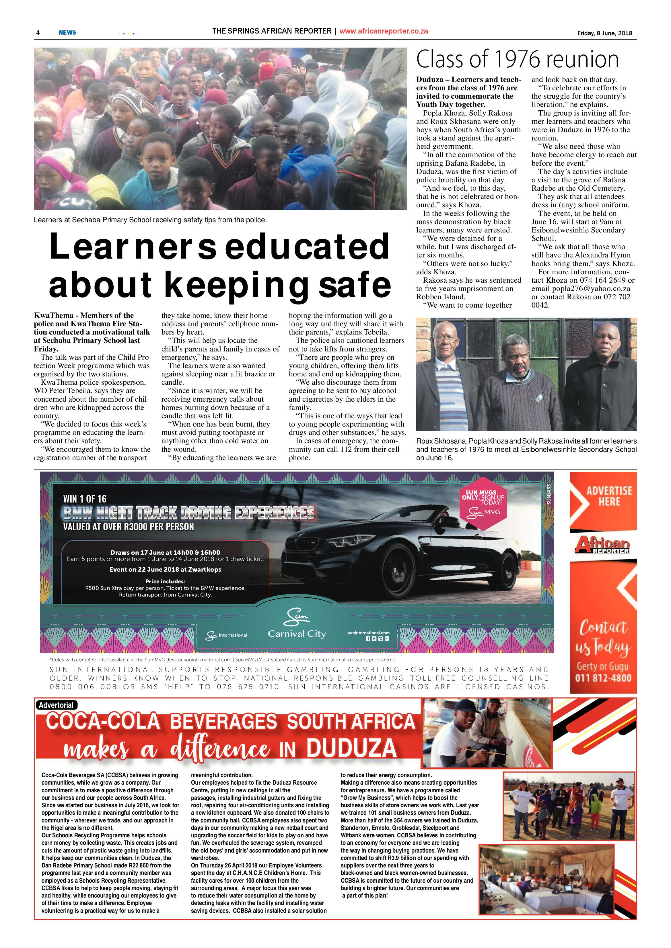African Reporter 08 June 2018 page 4