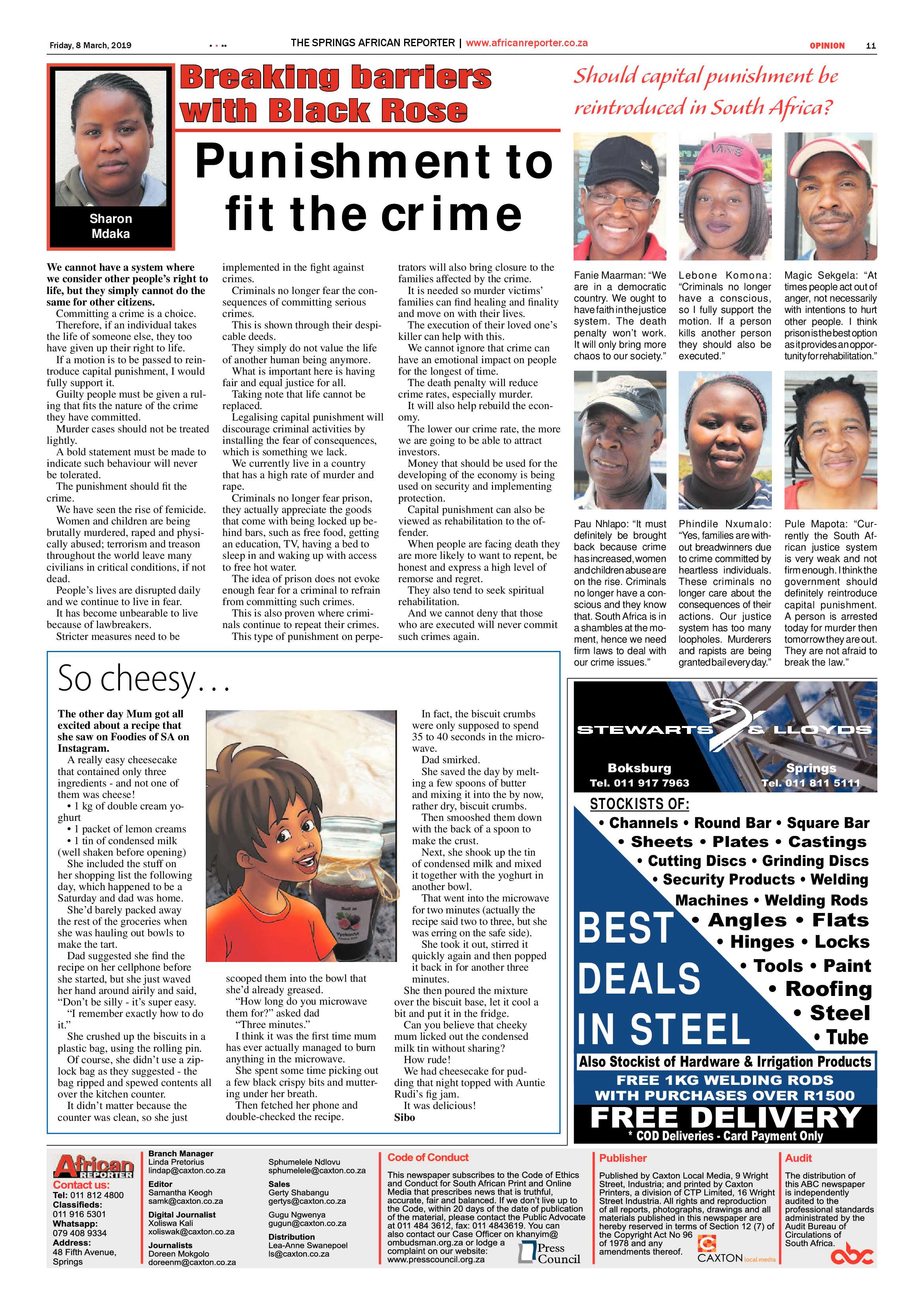African Reporter 08 March 2019 page 11