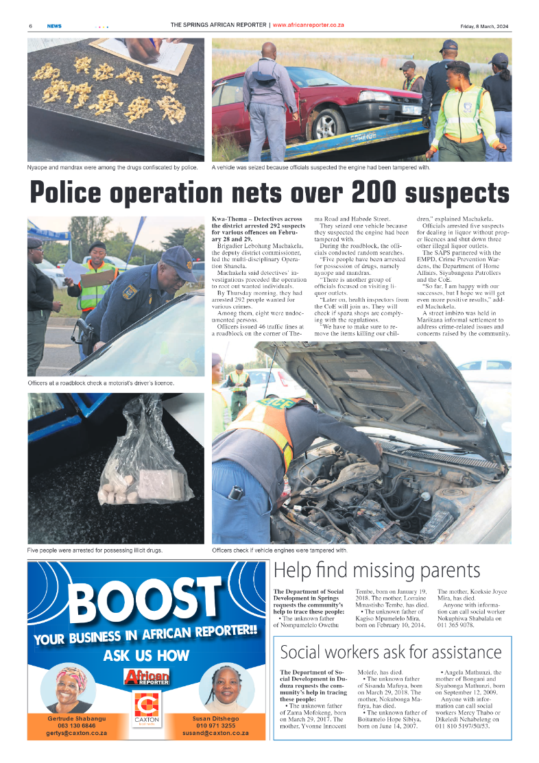 African Reporter 08 March 2024 page 6