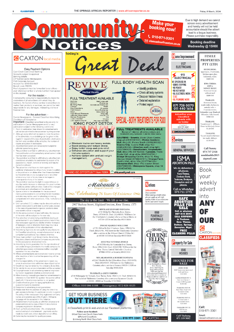 African Reporter 08 March 2024 page 8