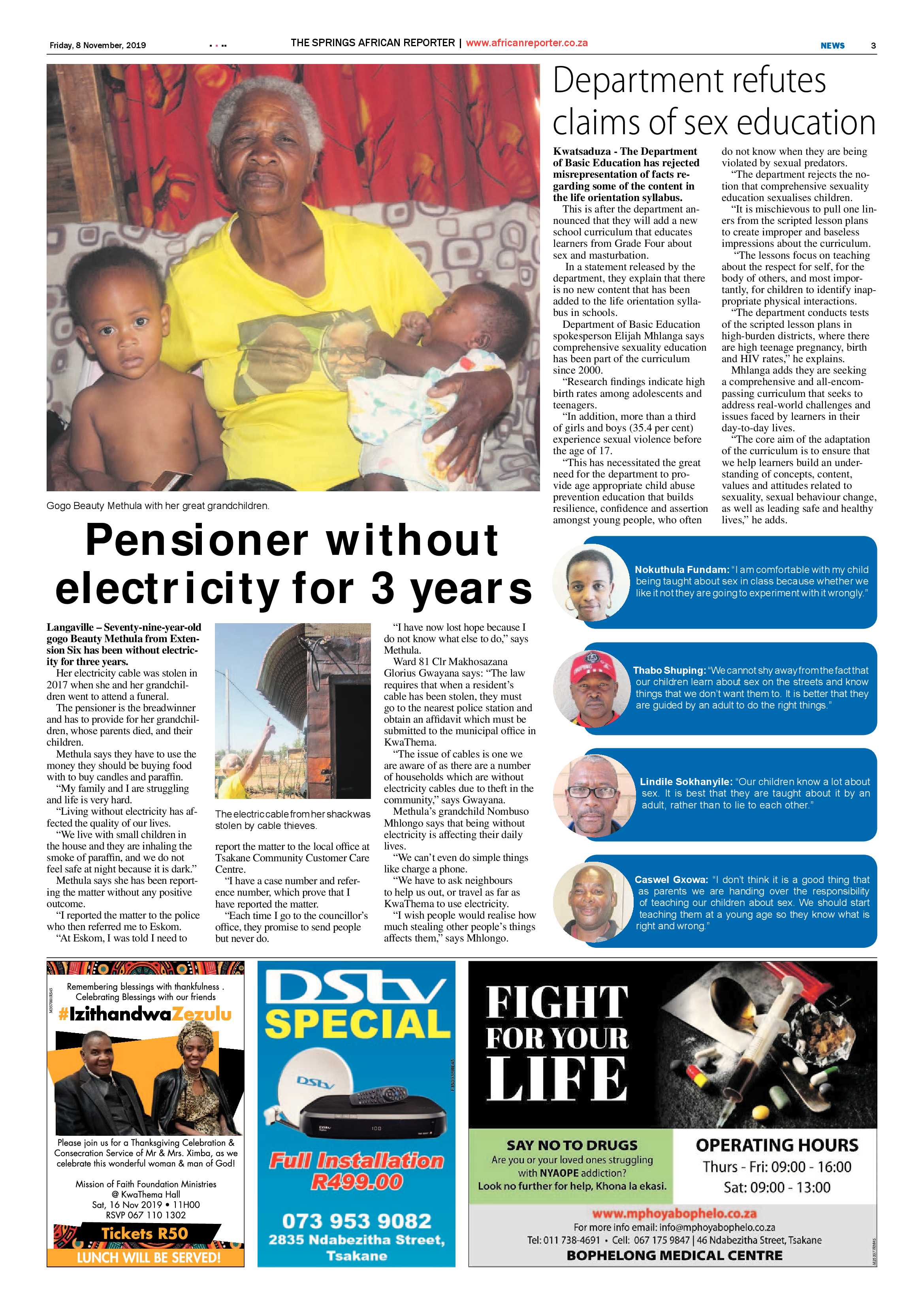African Reporter 08 November 2019 page 3