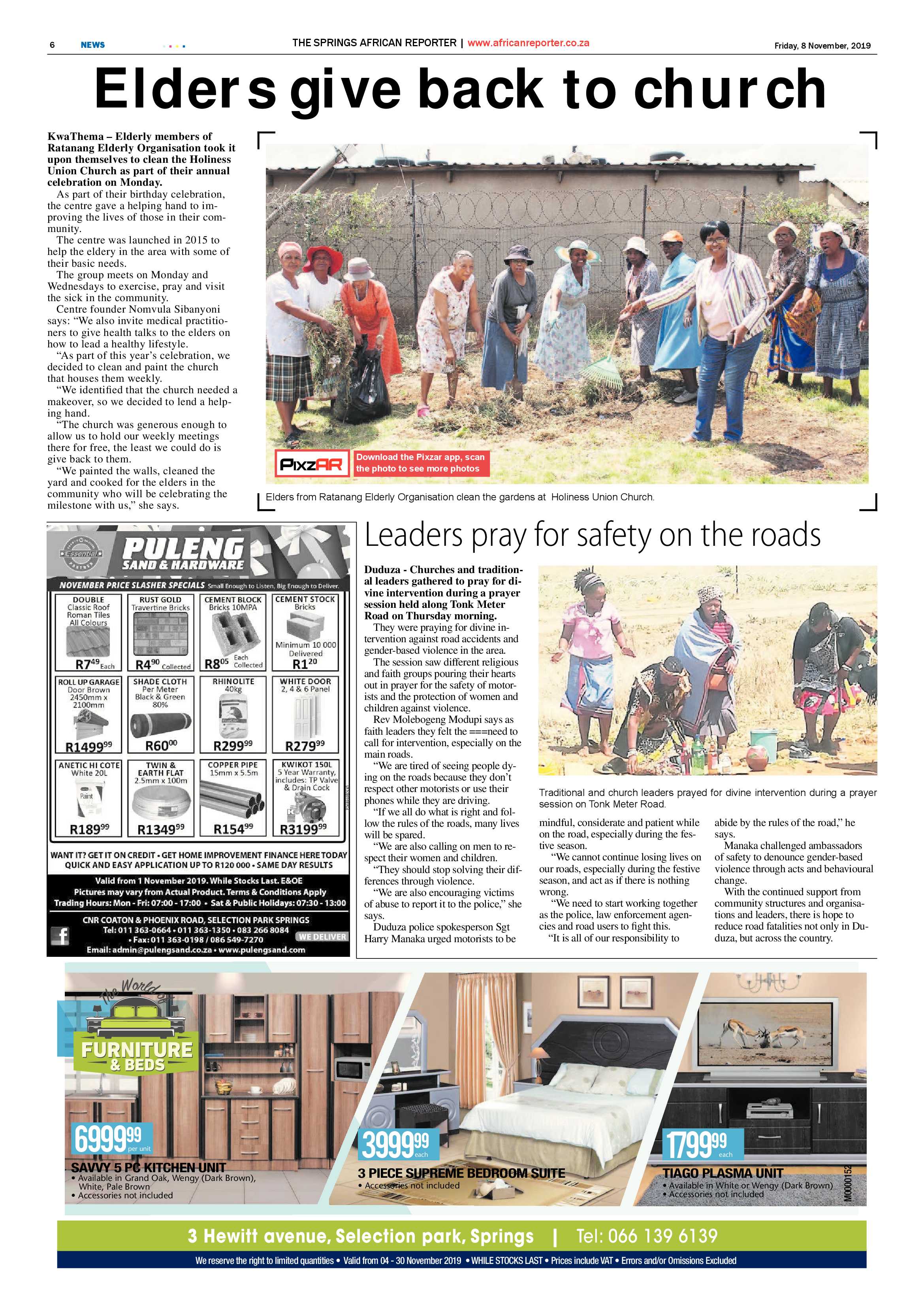 African Reporter 08 November 2019 page 6