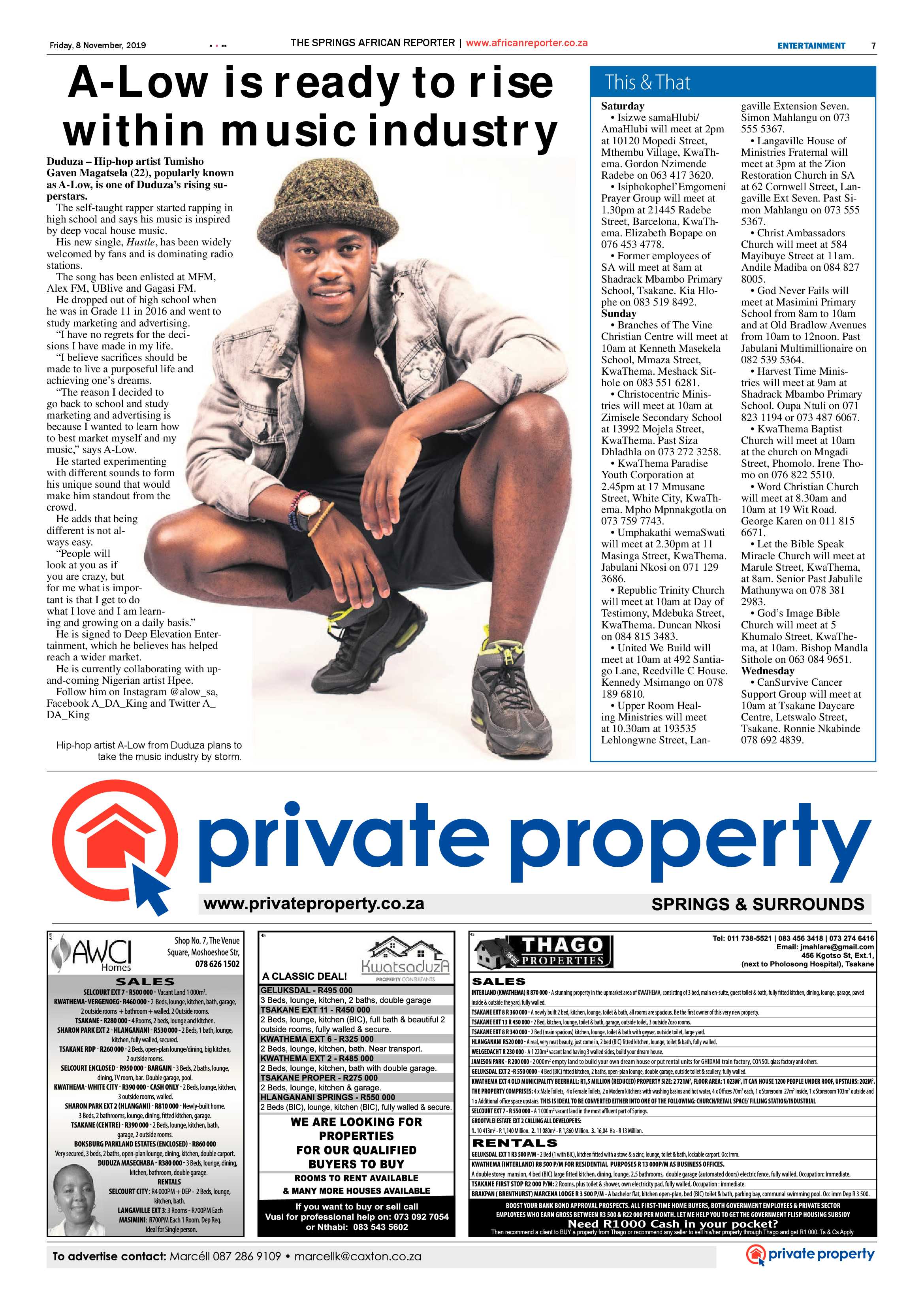 African Reporter 08 November 2019 page 7