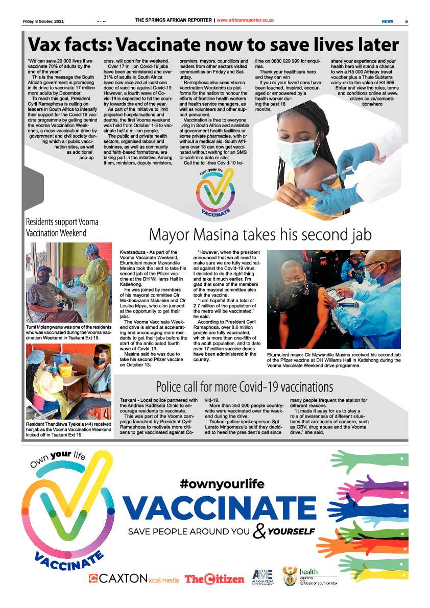African Reporter 08 October 2021 page 16