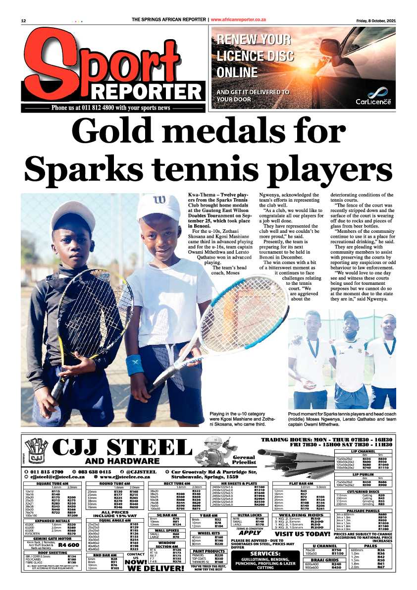 African Reporter 08 October 2021 page 22