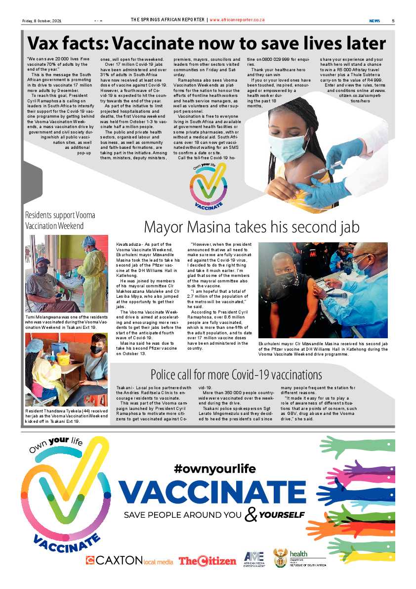 African Reporter 08 October 2021 page 6