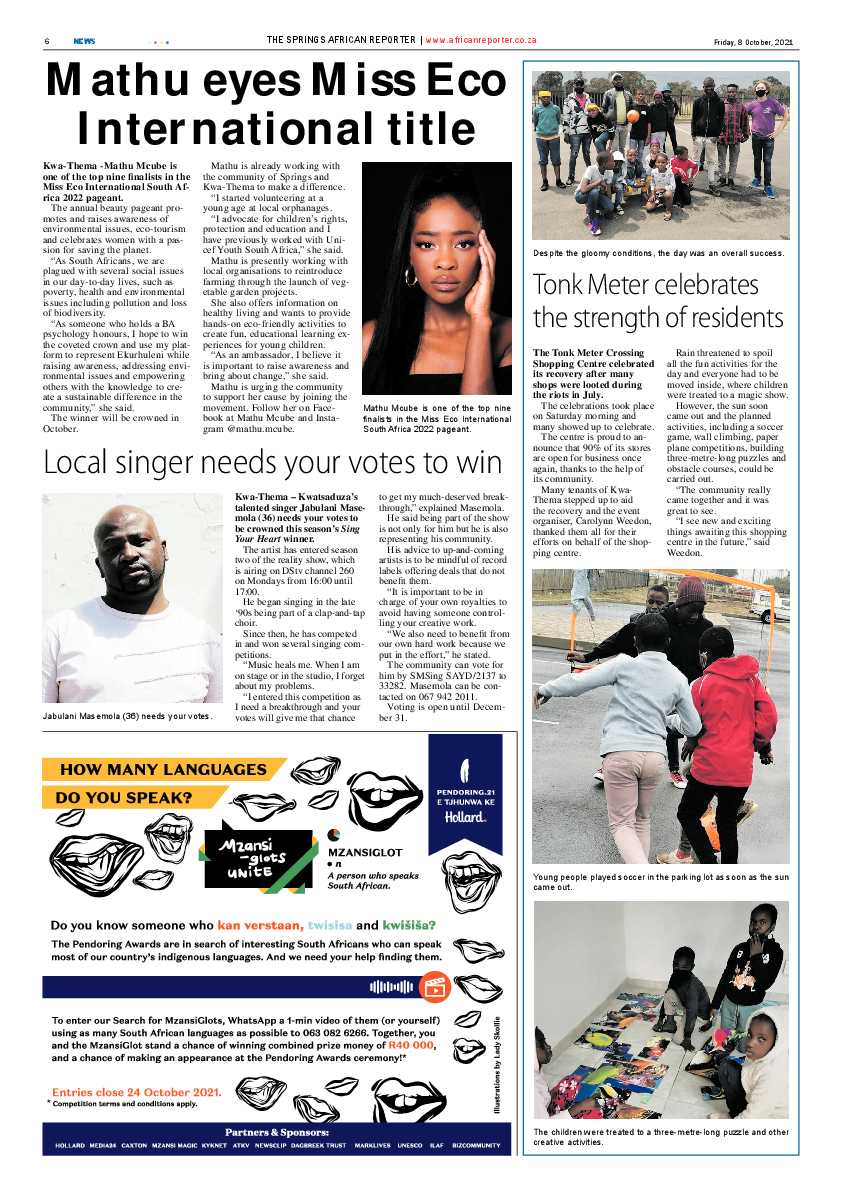 African Reporter 08 October 2021 page 7