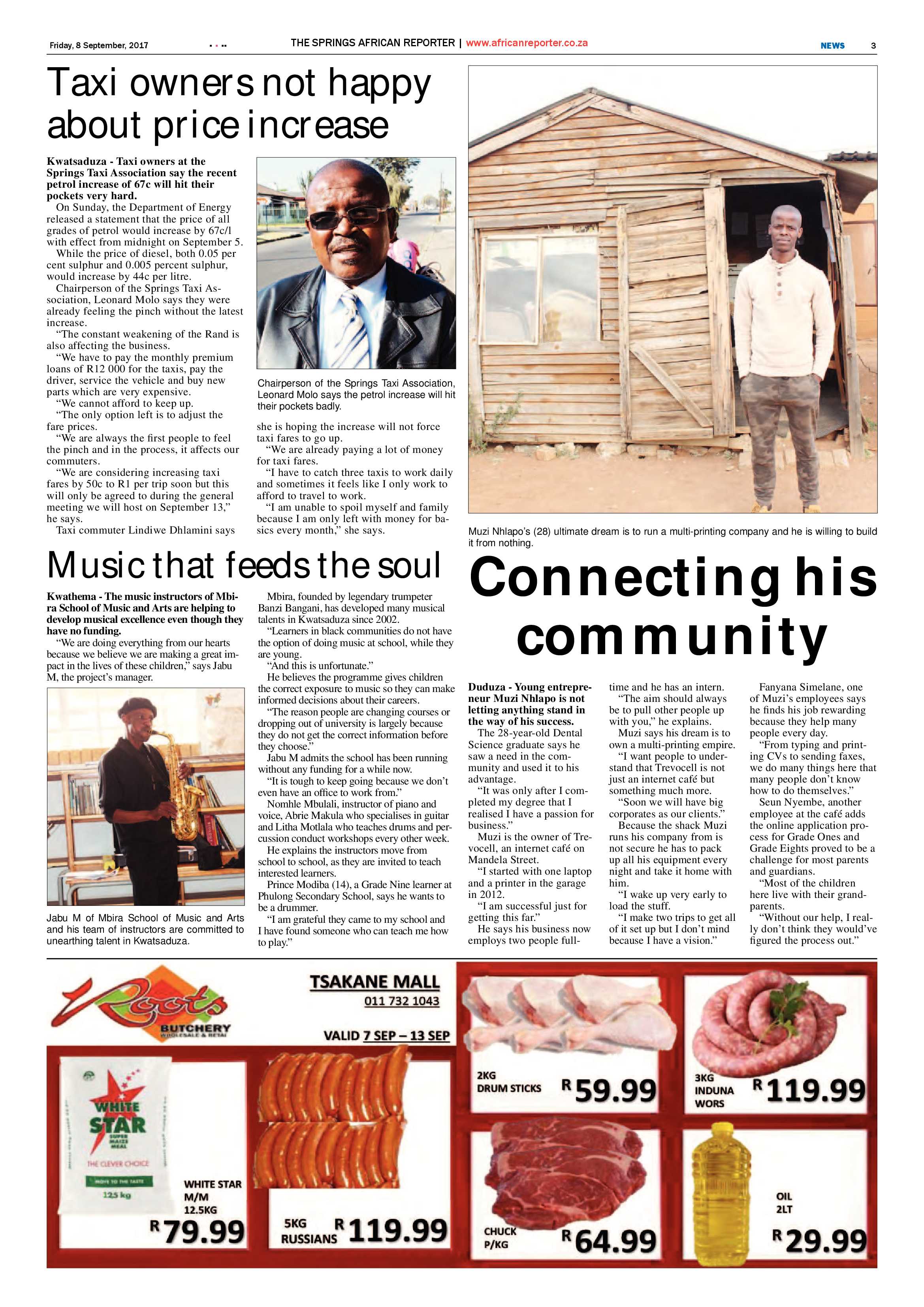 African Reporter 08 September 2017 page 3