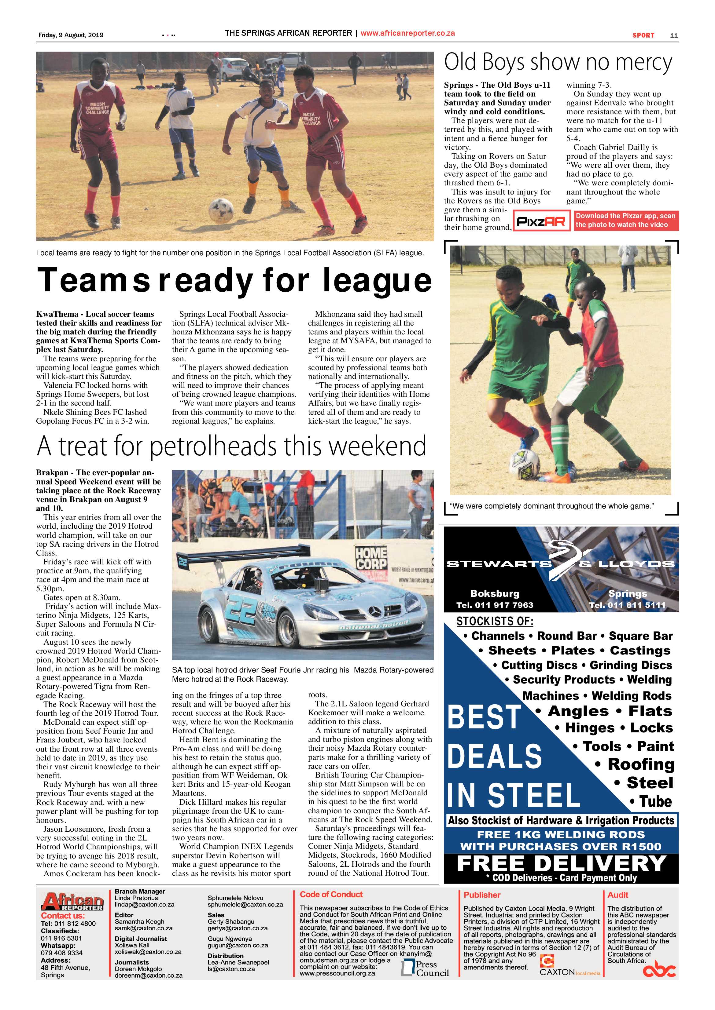 African Reporter 09 August 2019 page 11
