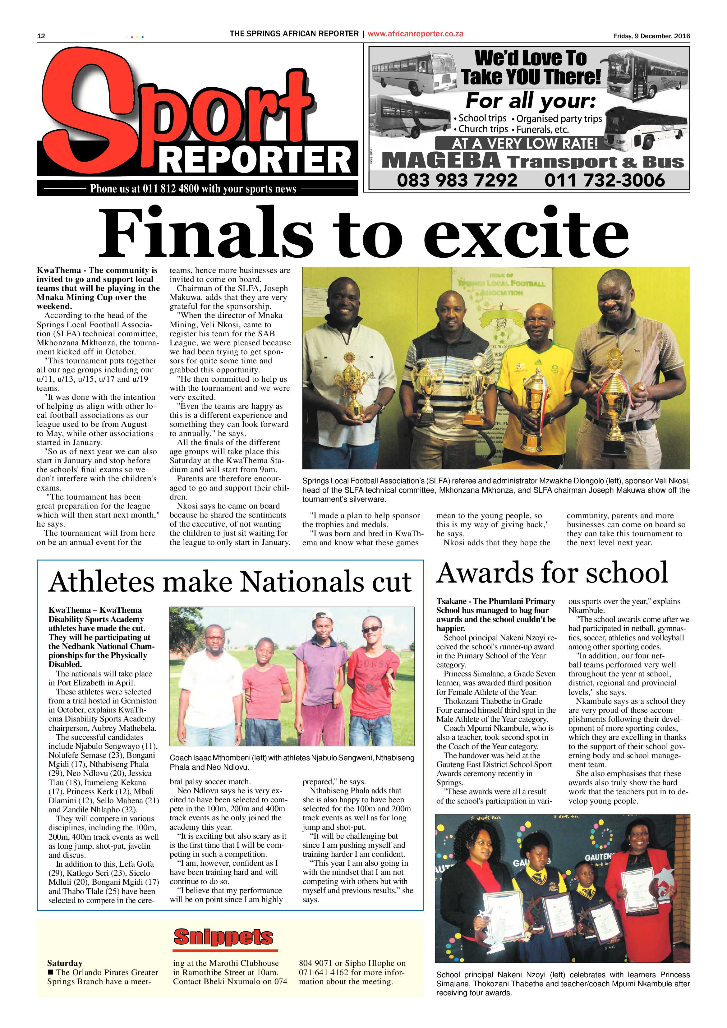African Reporter 09 December 2016 page 12