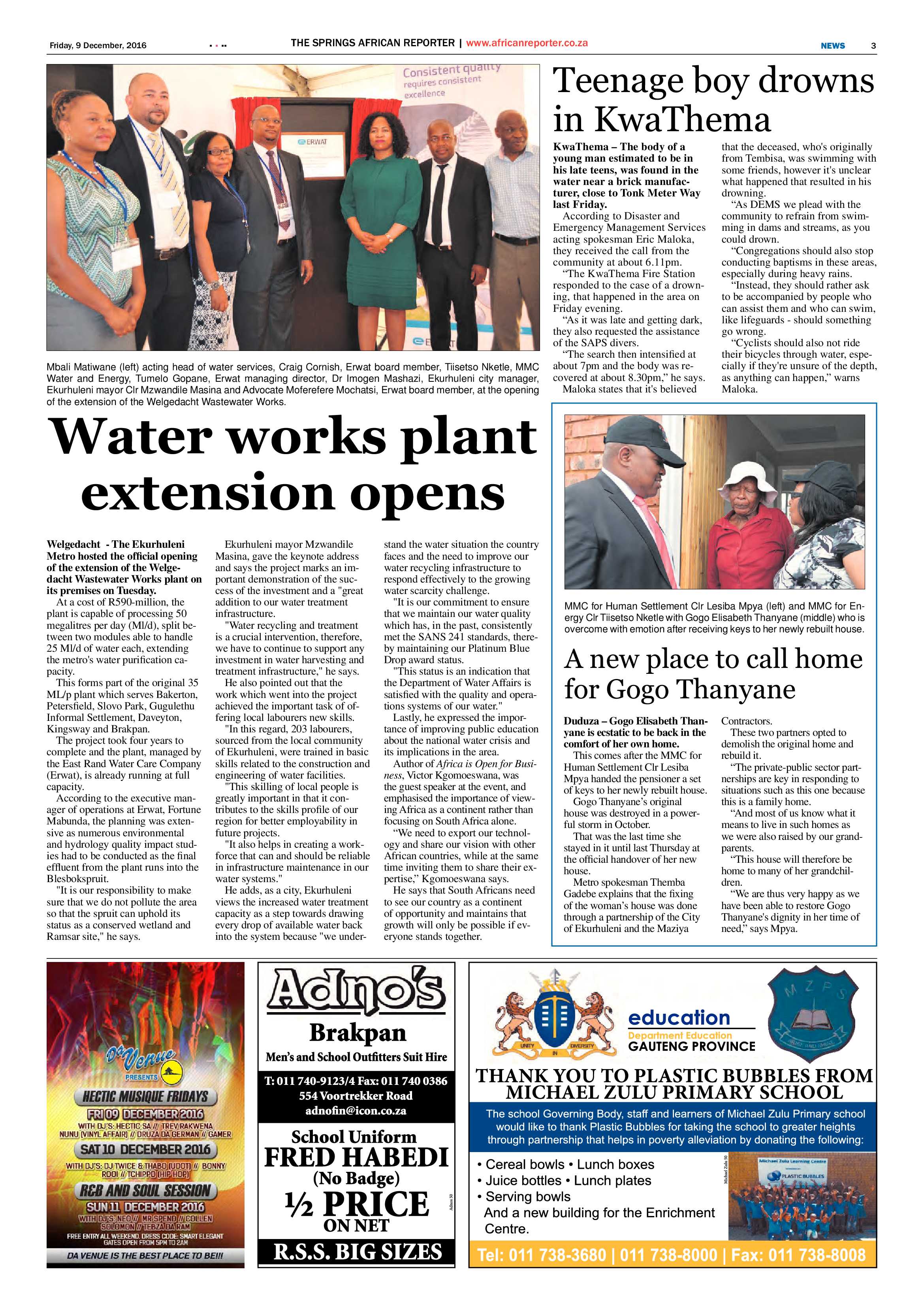 African Reporter 09 December 2016 page 3