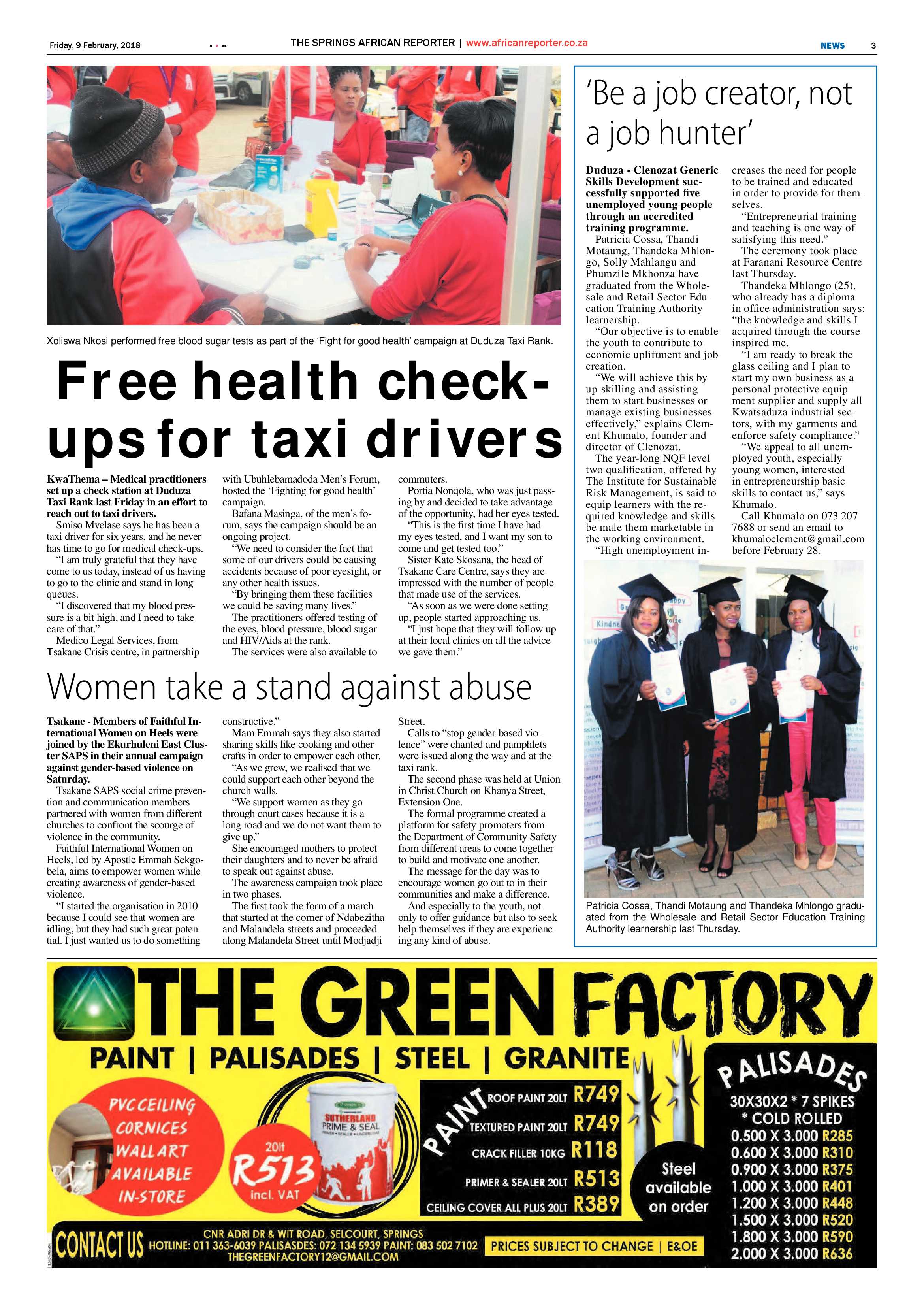 African Reporter 09 February 2018 page 3