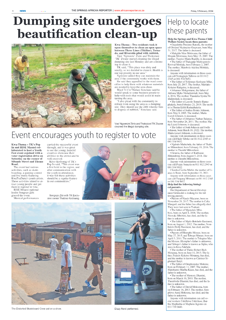 African Reporter 09 February 2024 page 4