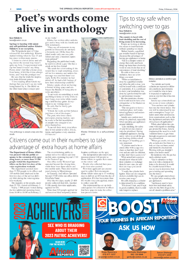 African Reporter 09 February 2024 page 6