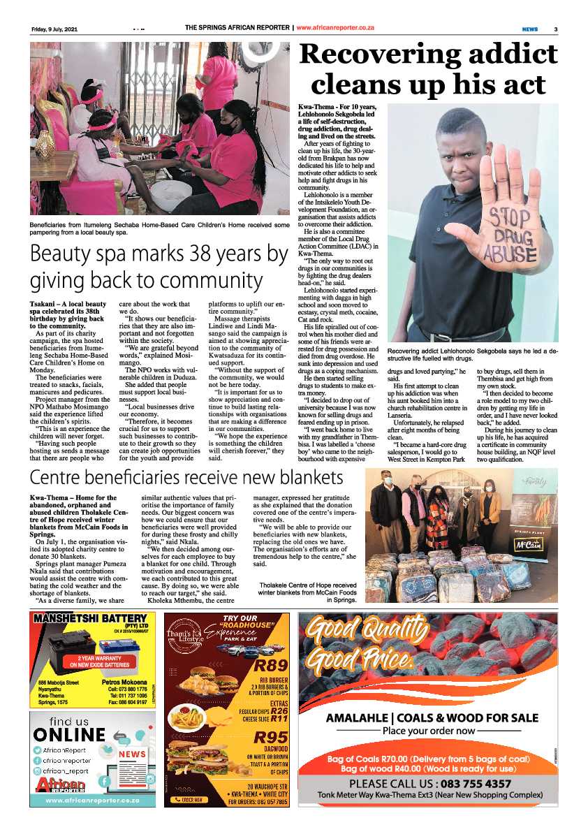 African Reporter 09 July 2021 page 3