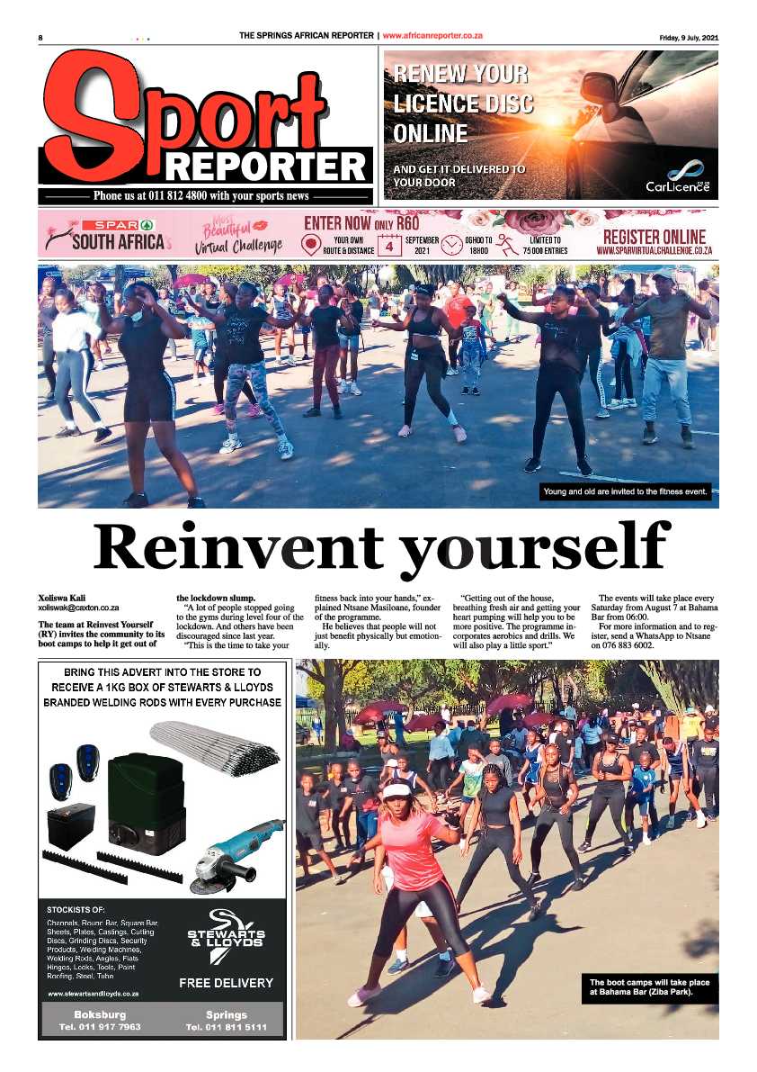 African Reporter 09 July 2021 page 8