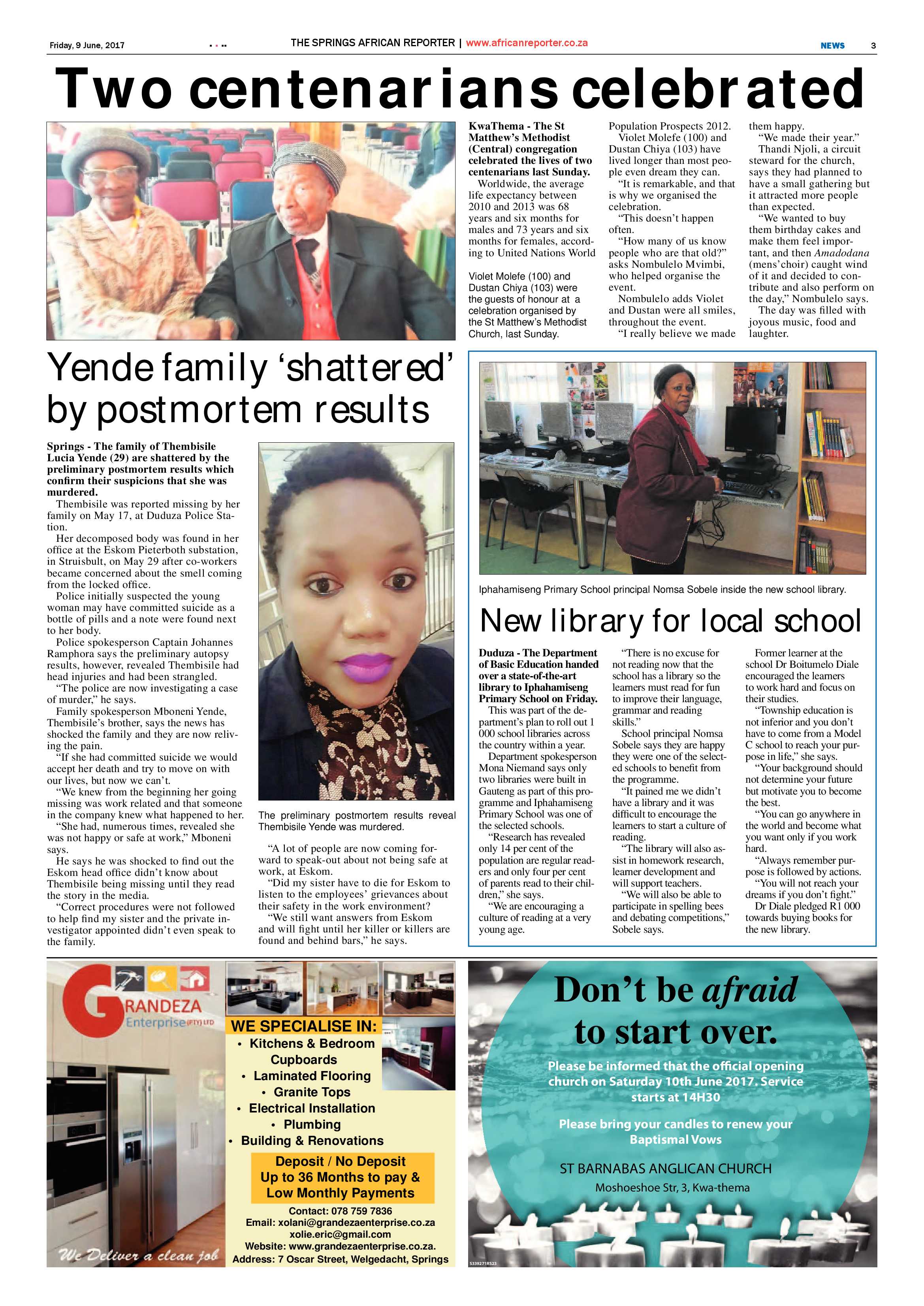 African Reporter 09 June 2017 page 3