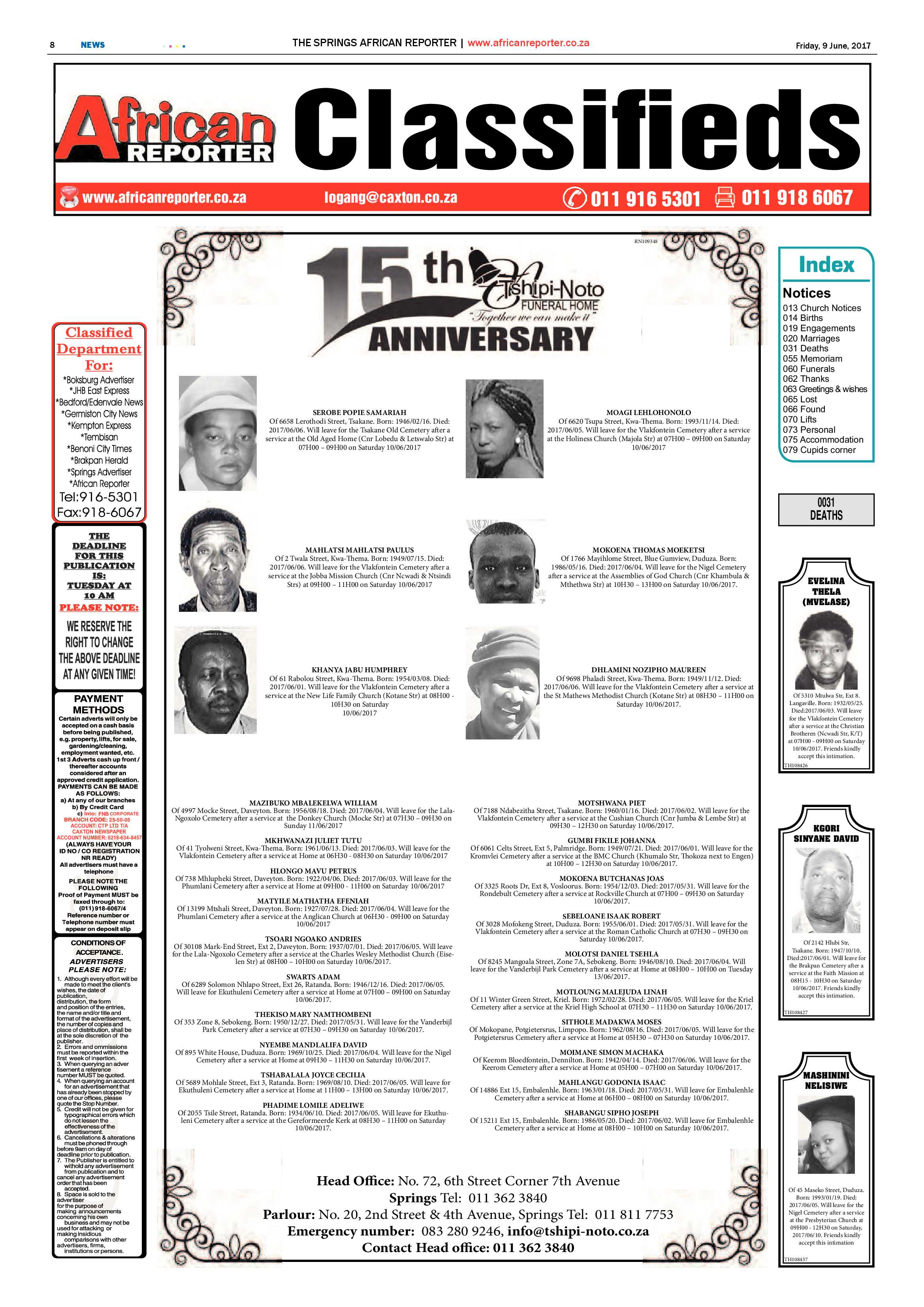 African Reporter 09 June 2017 page 8