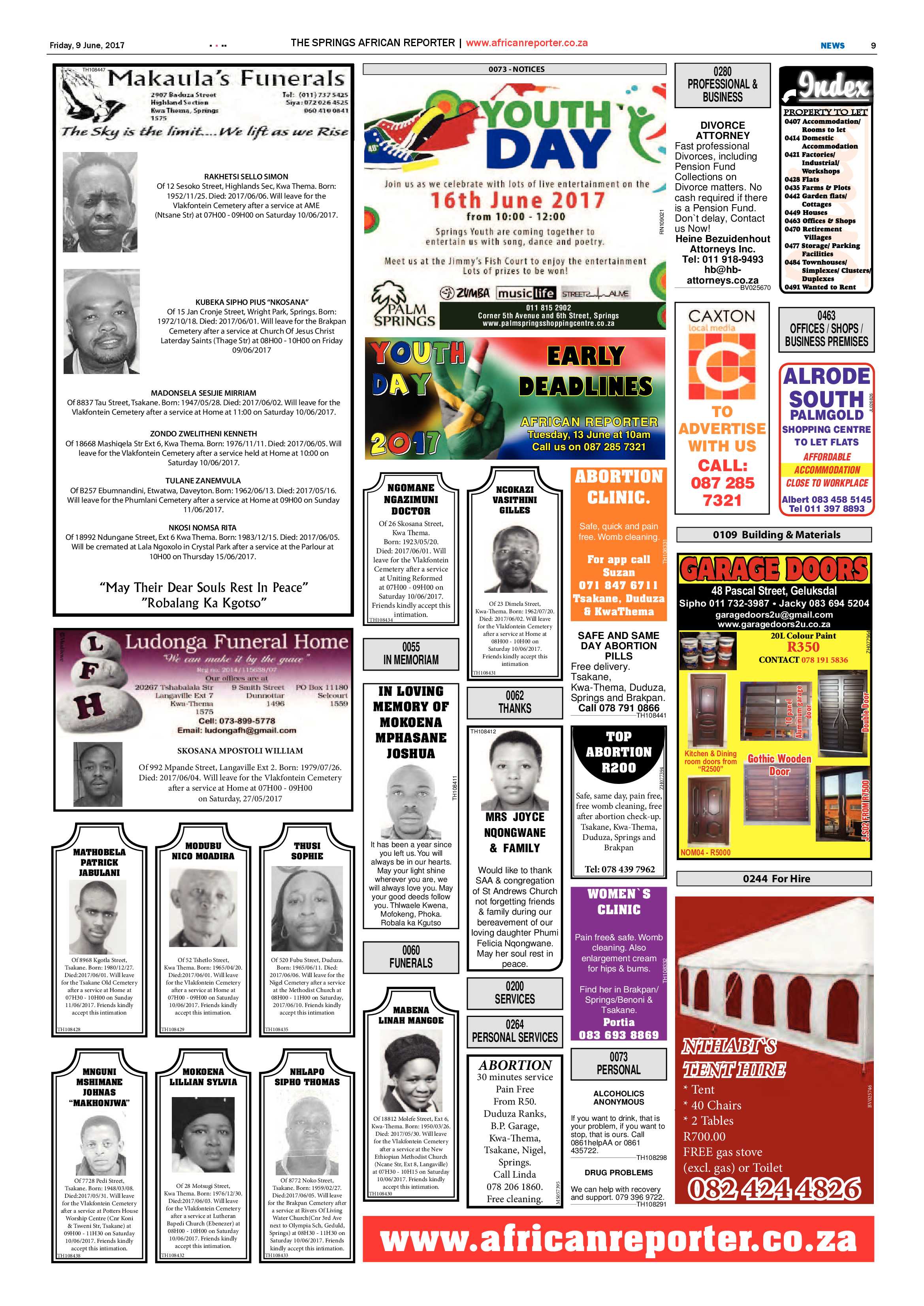 African Reporter 09 June 2017 page 9