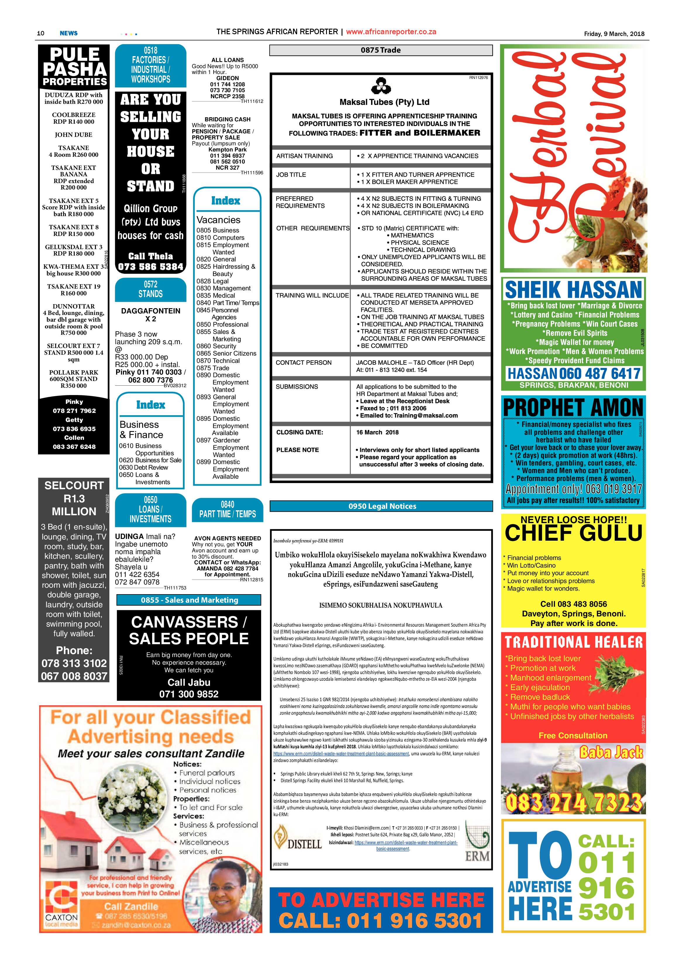 African Reporter 09 March 2018 page 10