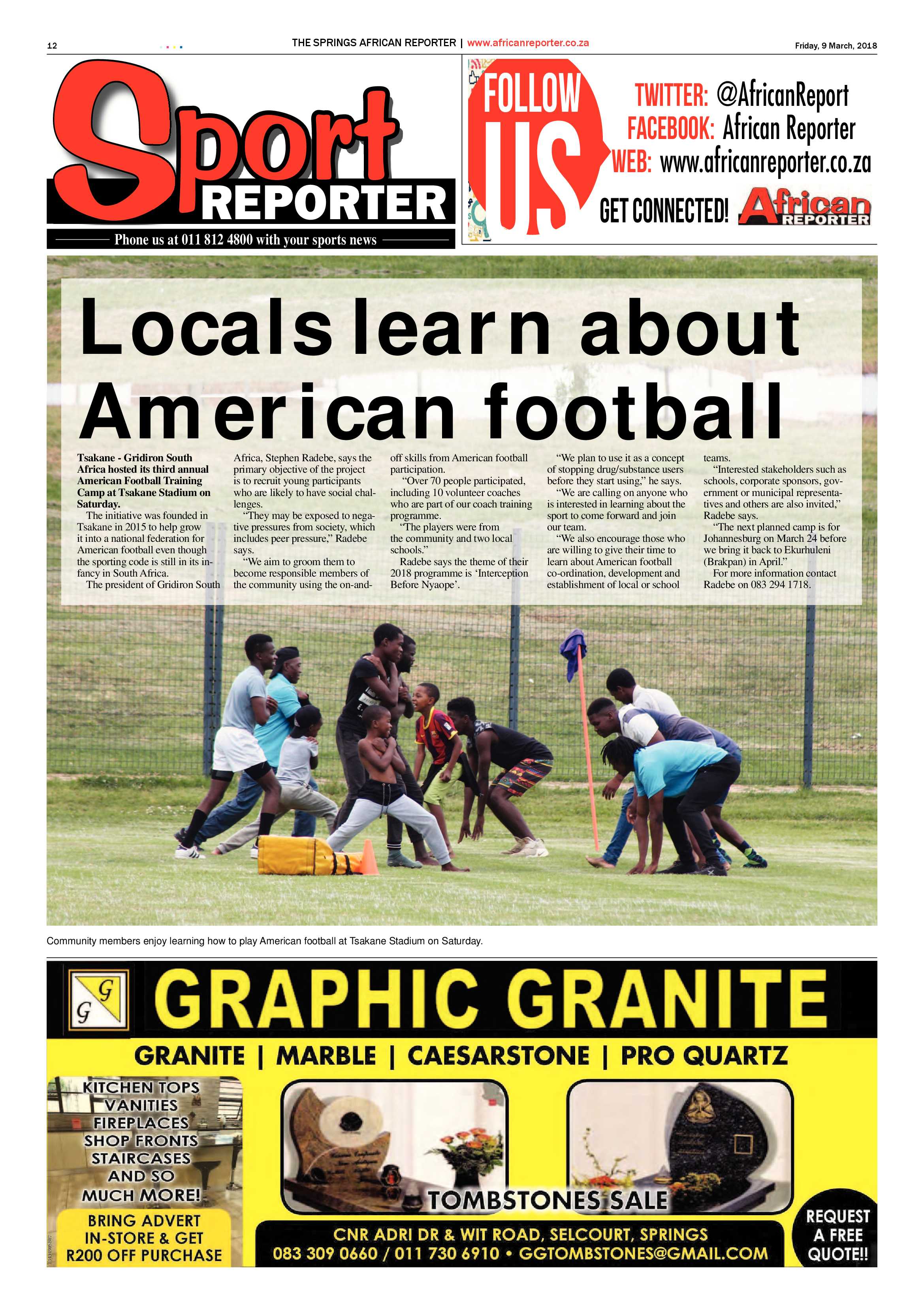 African Reporter 09 March 2018 page 12