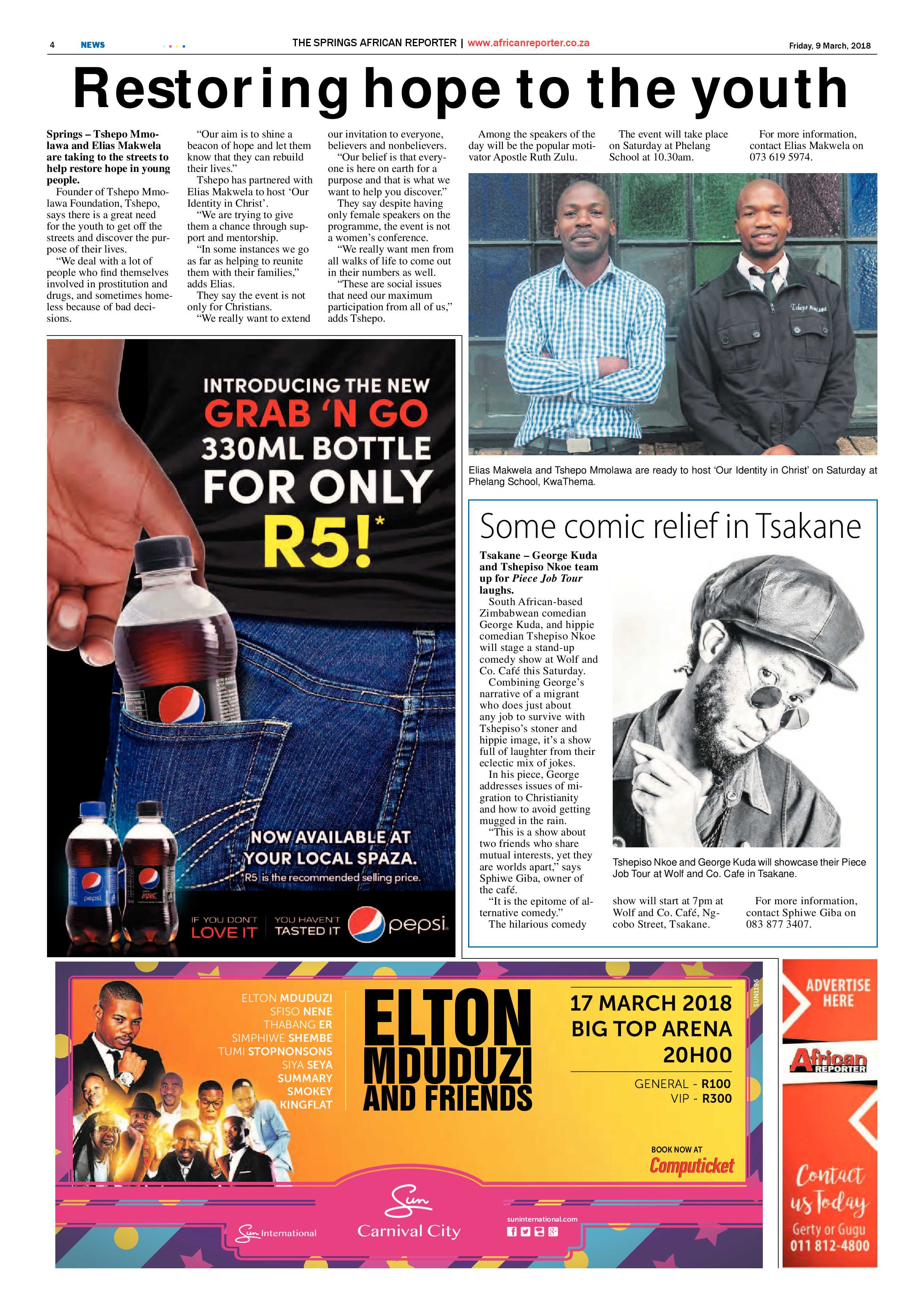 African Reporter 09 March 2018 page 4