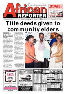 African Reporter 09 March 2018