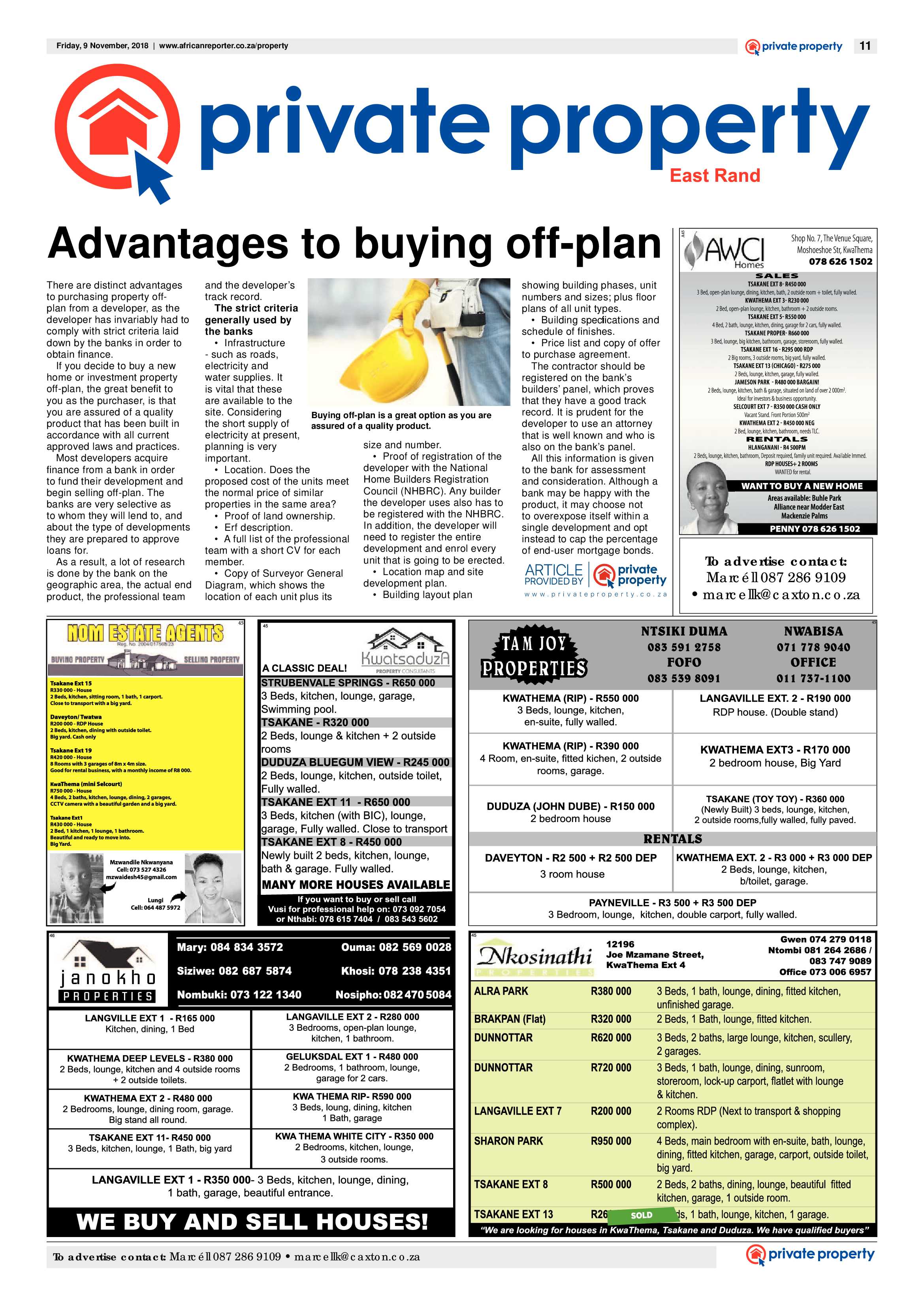 African Reporter 09 November 2018 page 11