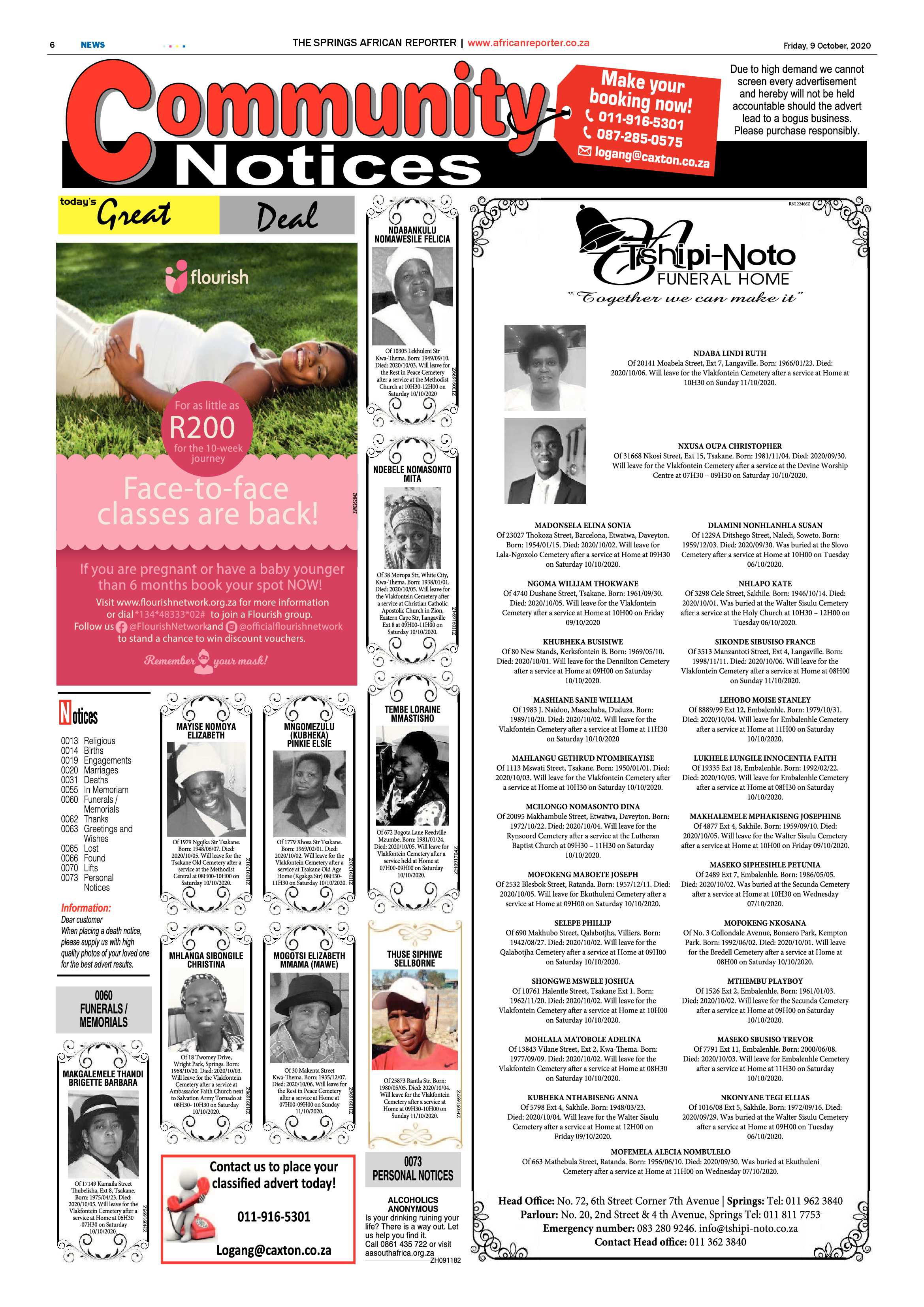 African Reporter 09 October 2020 page 5