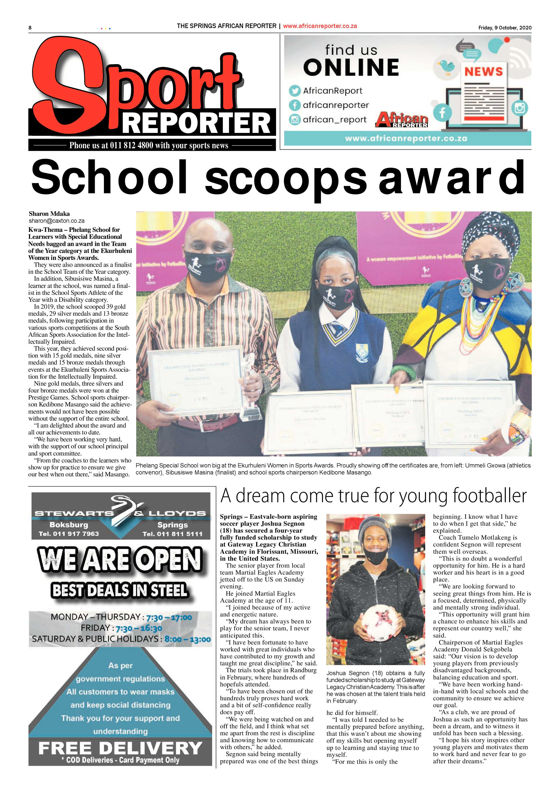 African Reporter 09 October 2020 page 7