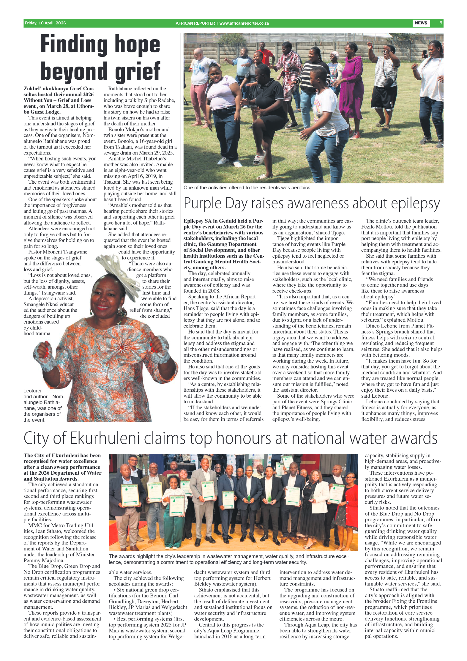 African Reporter 10 April 2026 page 5
