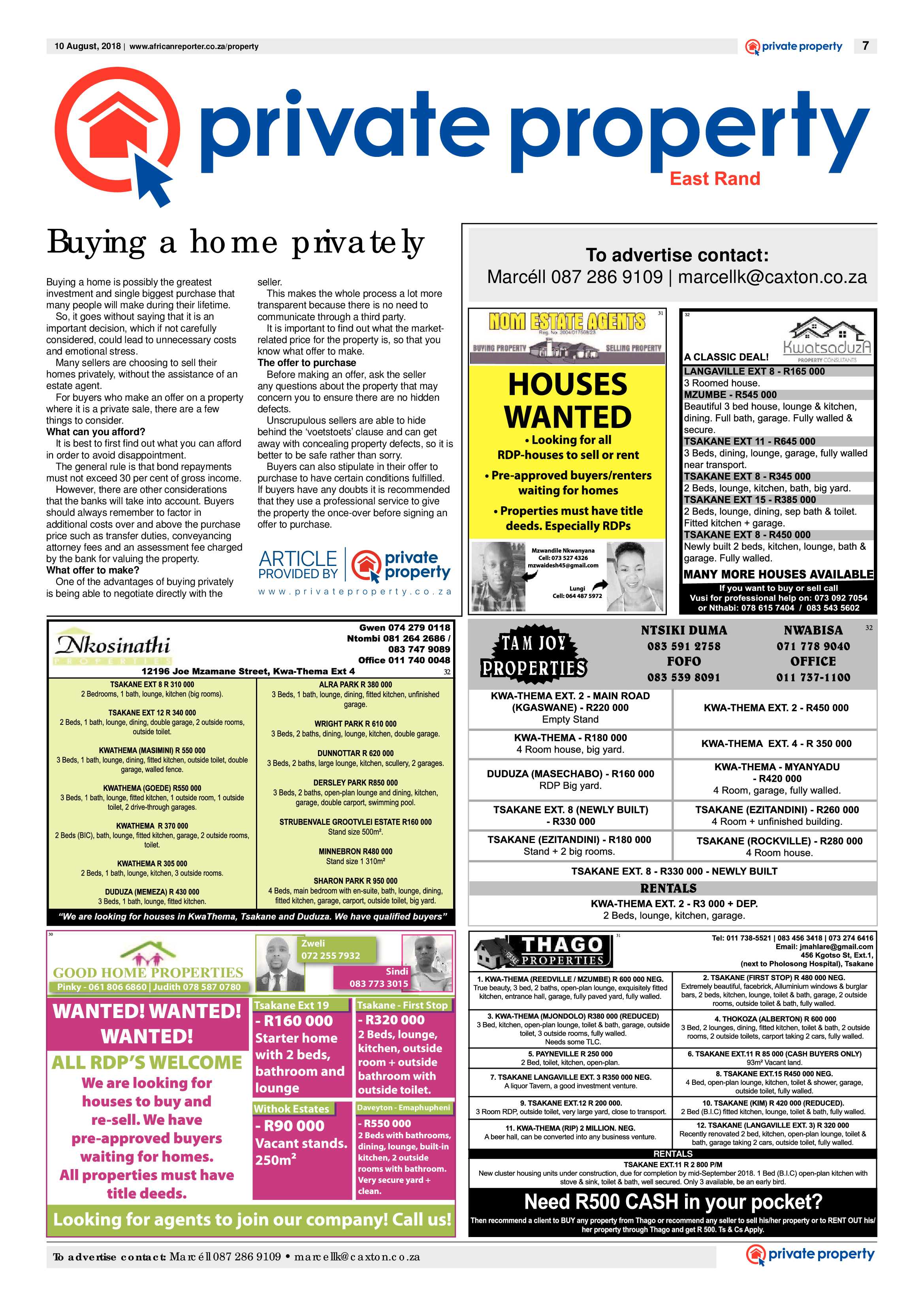 African Reporter 10 August 2018 page 7