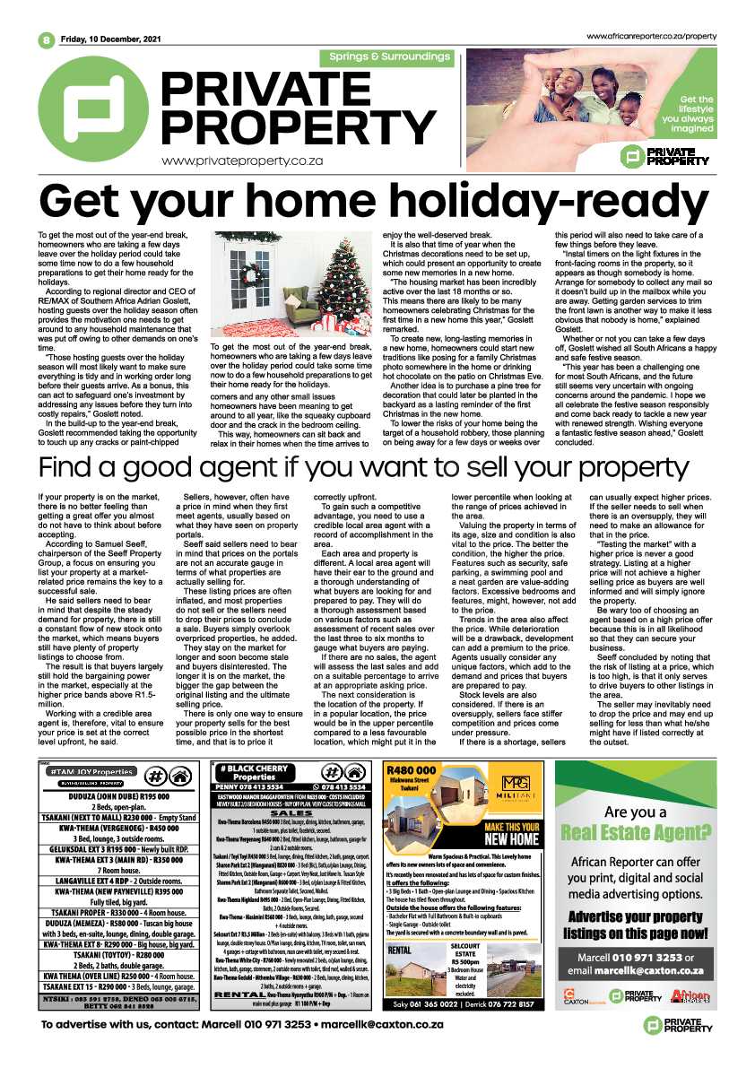 African Reporter 10 December 2021 page 8