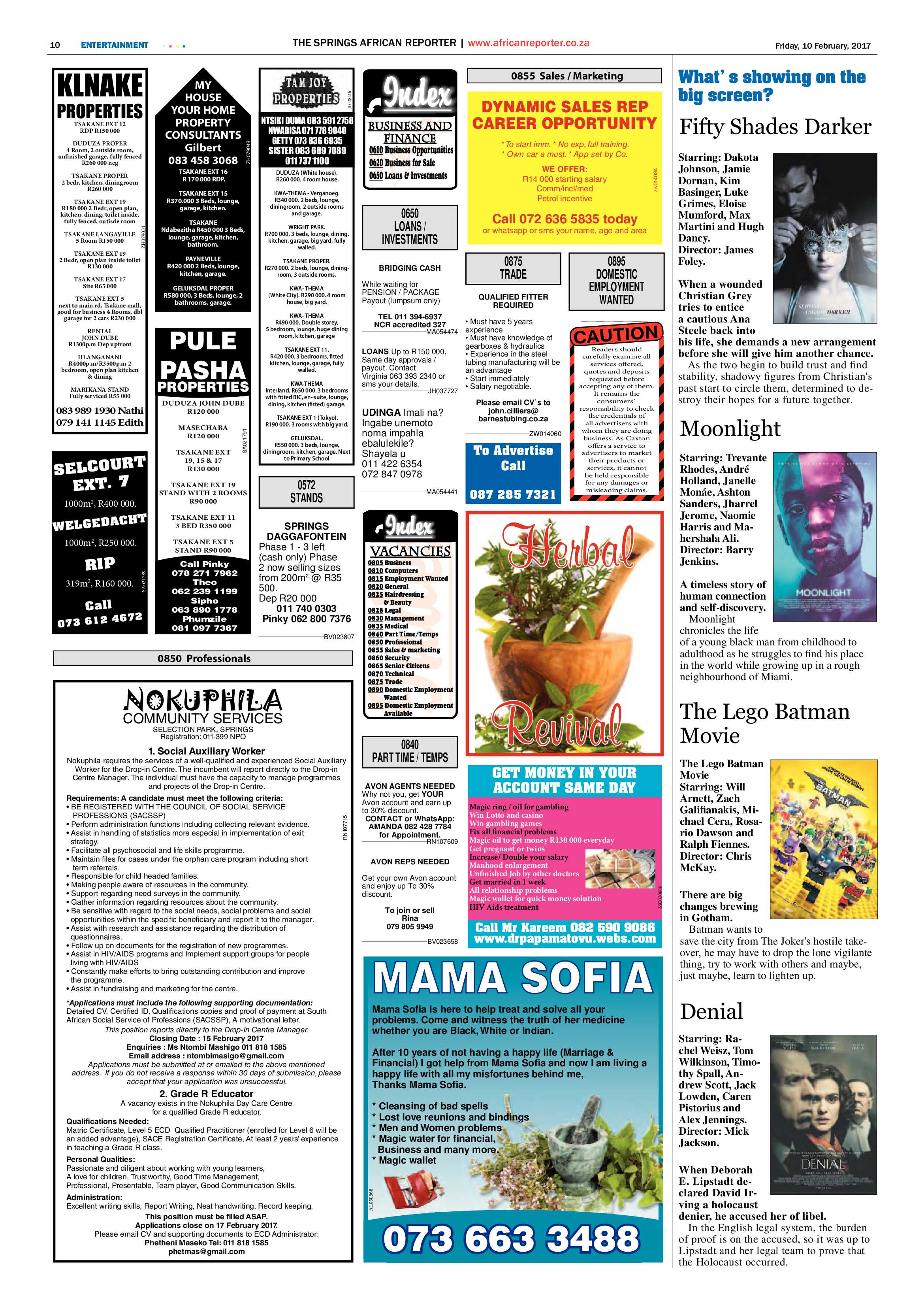 African Reporter 10 February 2017 page 10