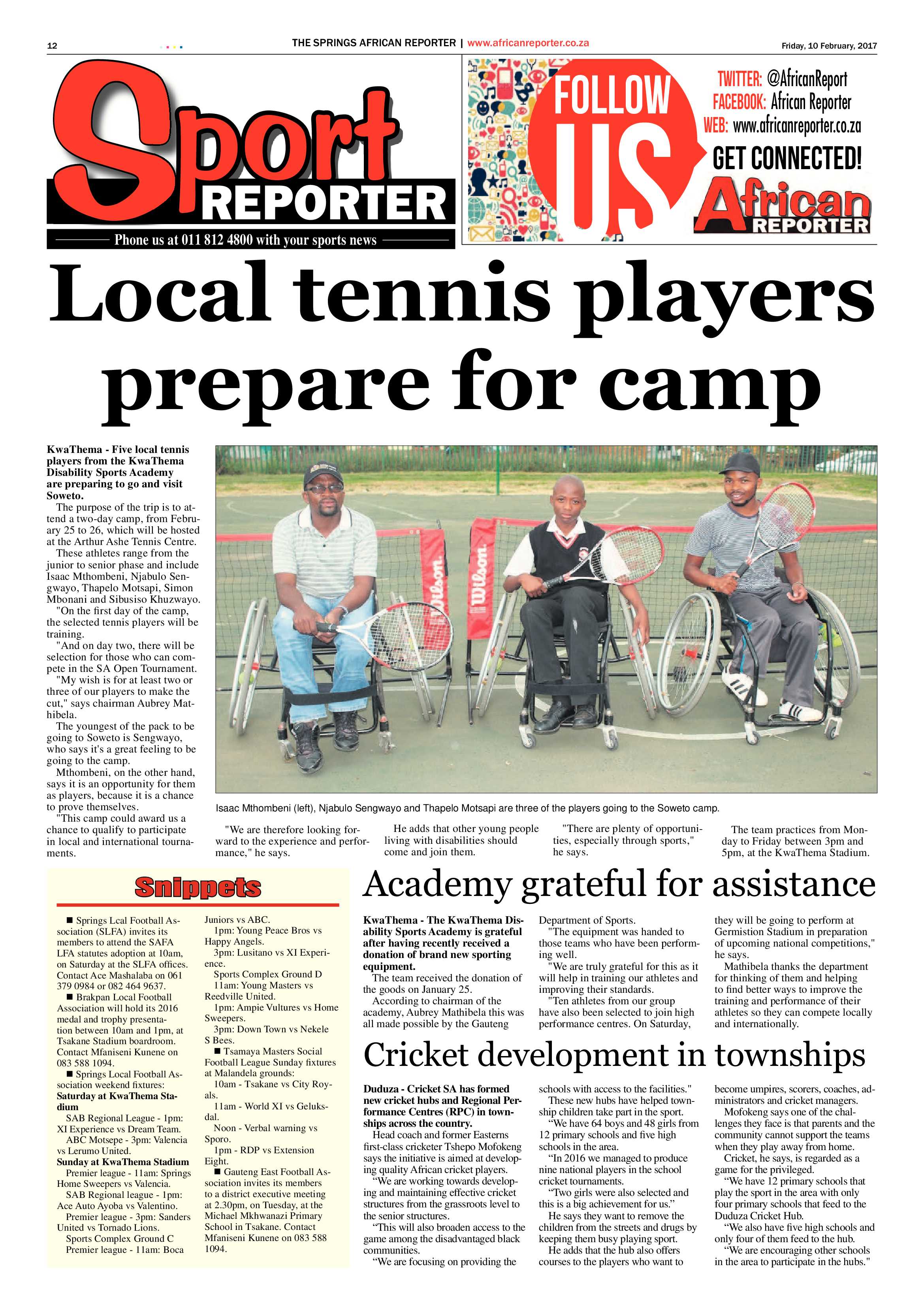 African Reporter 10 February 2017 page 12