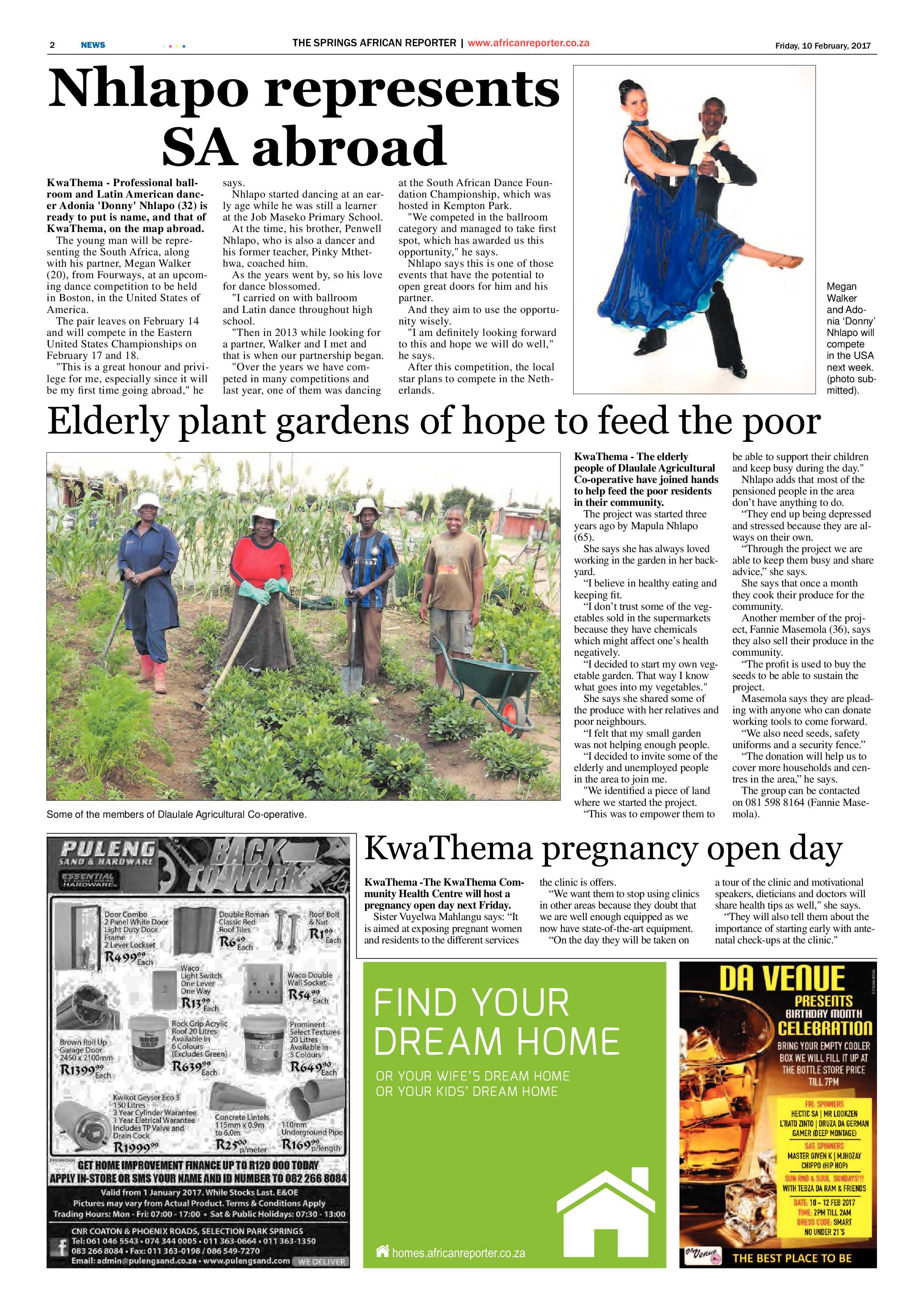 African Reporter 10 February 2017 page 2