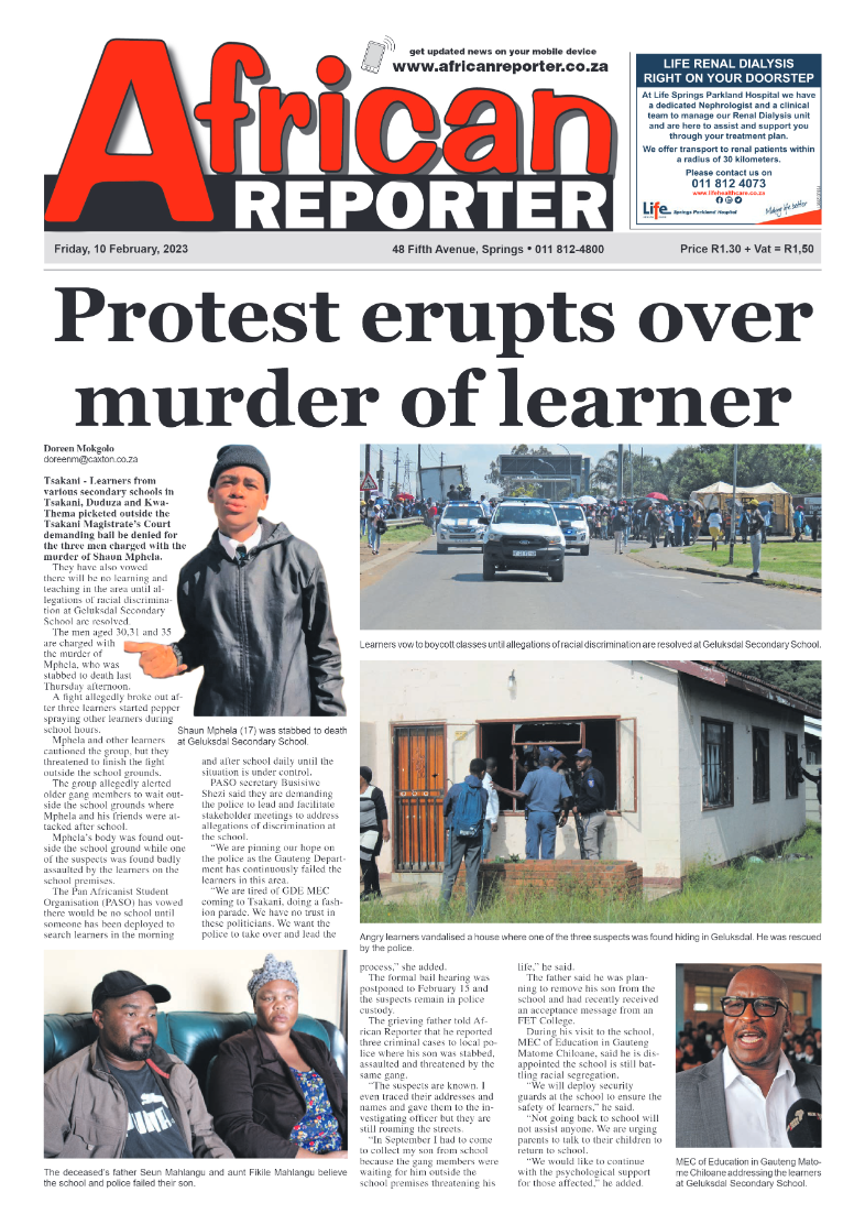 African Reporter 10 February 2023 page 1