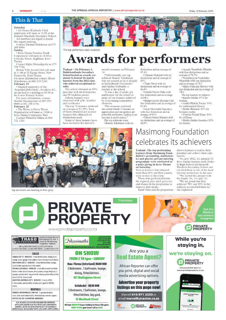 African Reporter 10 February 2023 page 8