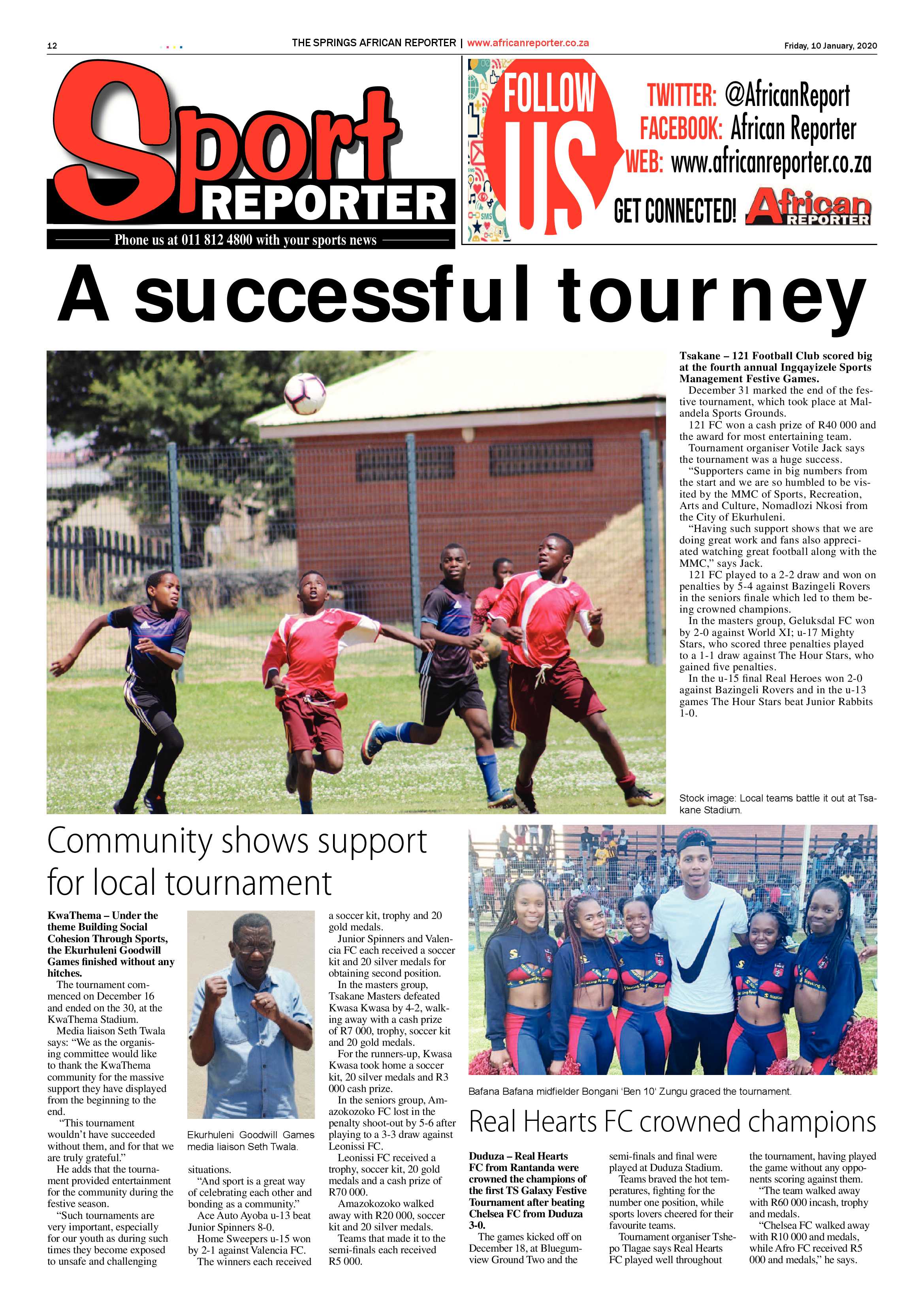 African Reporter 10 January 2020 page 12