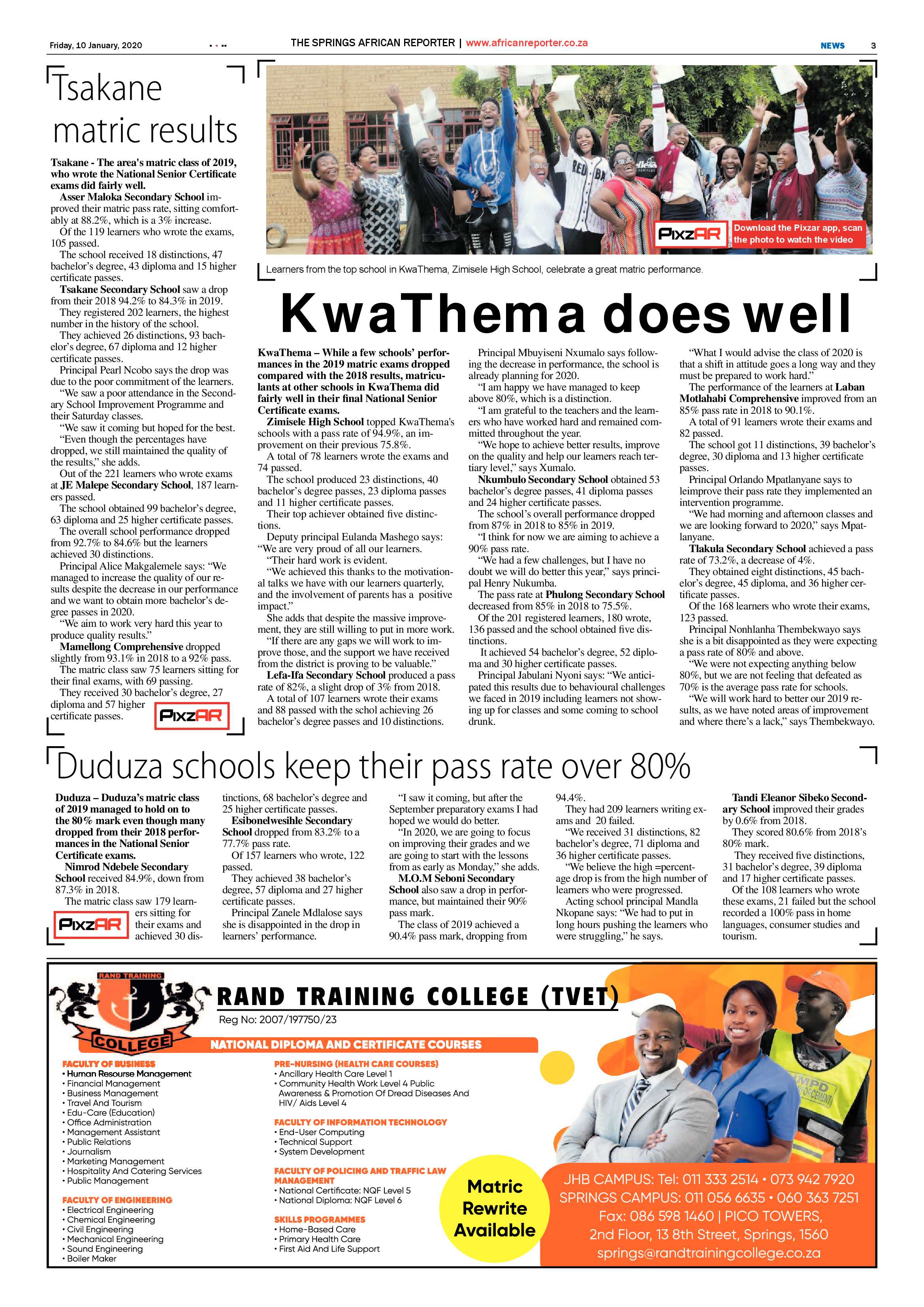 African Reporter 10 January 2020 page 3
