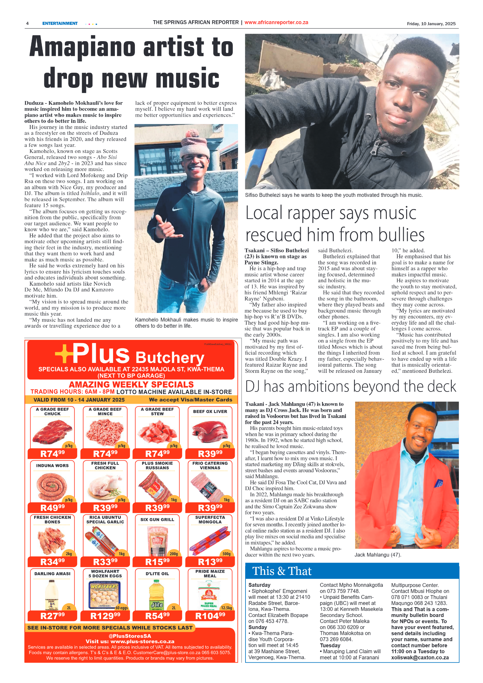 African Reporter 10 January 2025 page 4